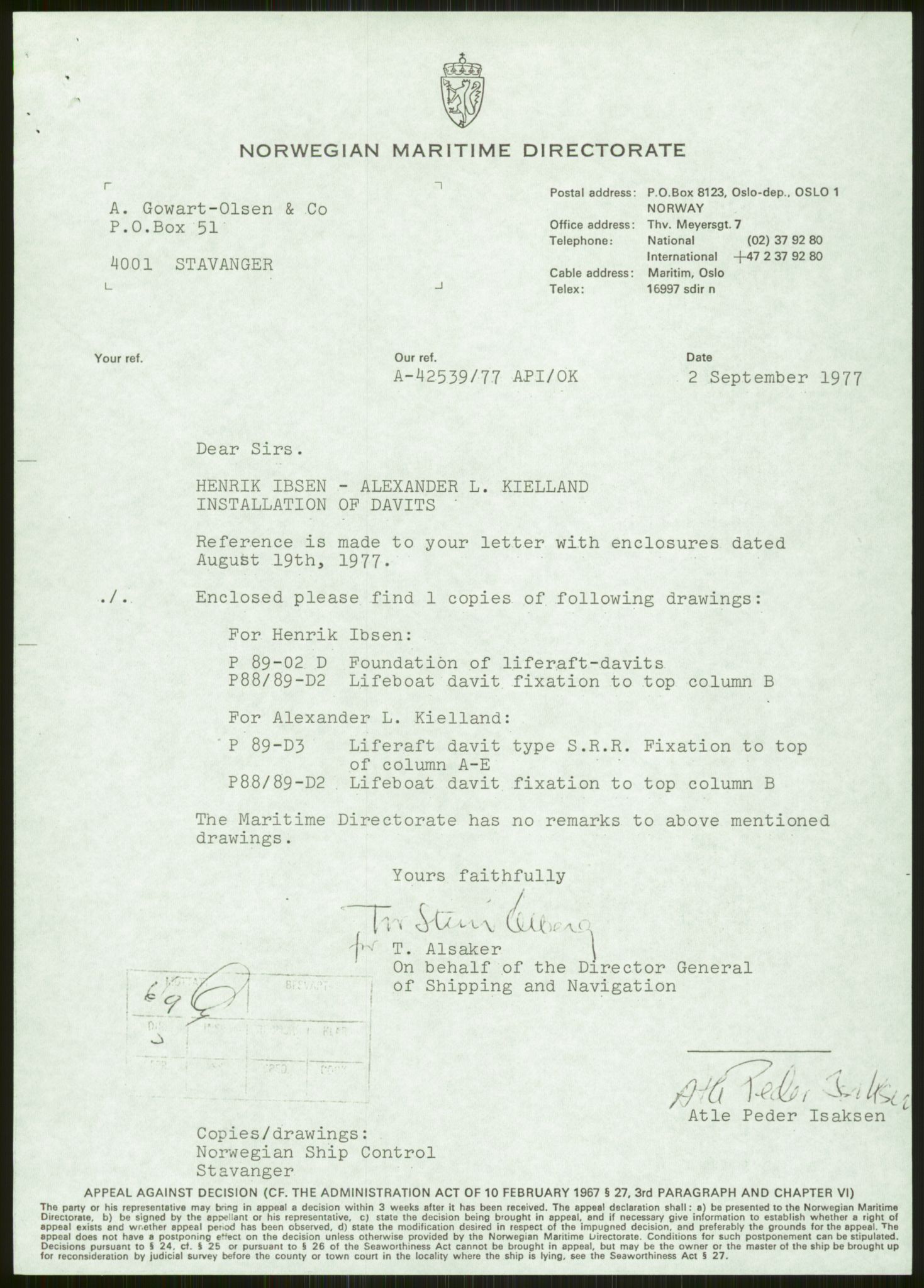Justisdepartementet, Granskningskommisjonen ved Alexander Kielland-ulykken 27.3.1980, AV/RA-S-1165/D/L0006: A Alexander L. Kielland (Doku.liste + A3-A6, A11-A13, A18-A20-A21, A23, A31 av 31)/Dykkerjournaler, 1980-1981, s. 11