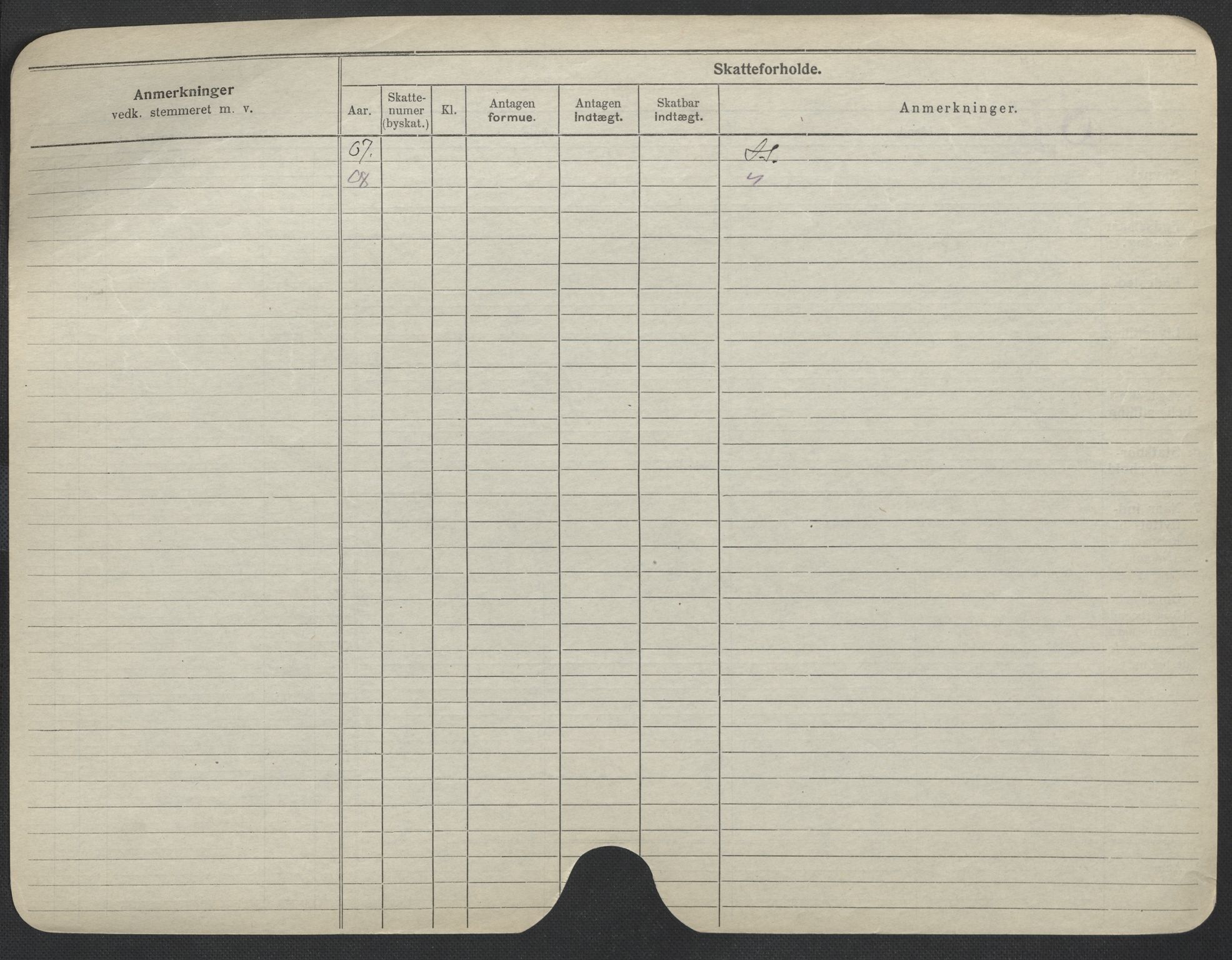 Oslo folkeregister, Registerkort, SAO/A-11715/F/Fa/Fac/L0008: Menn, 1906-1914, s. 1077b