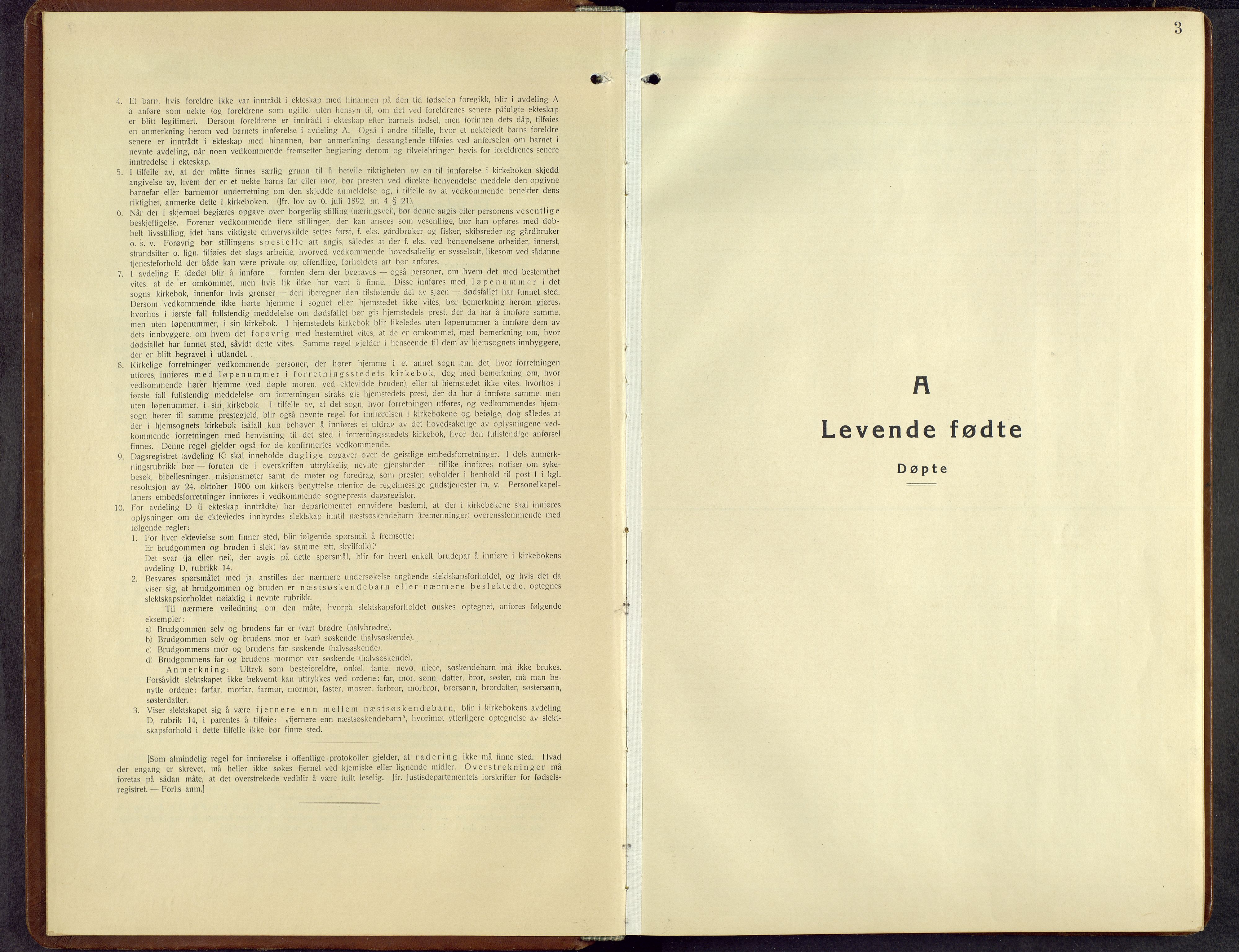 Brøttum prestekontor, SAH/PREST-016/L/La/L0002: Klokkerbok nr. 2, 1940-1958, s. 3