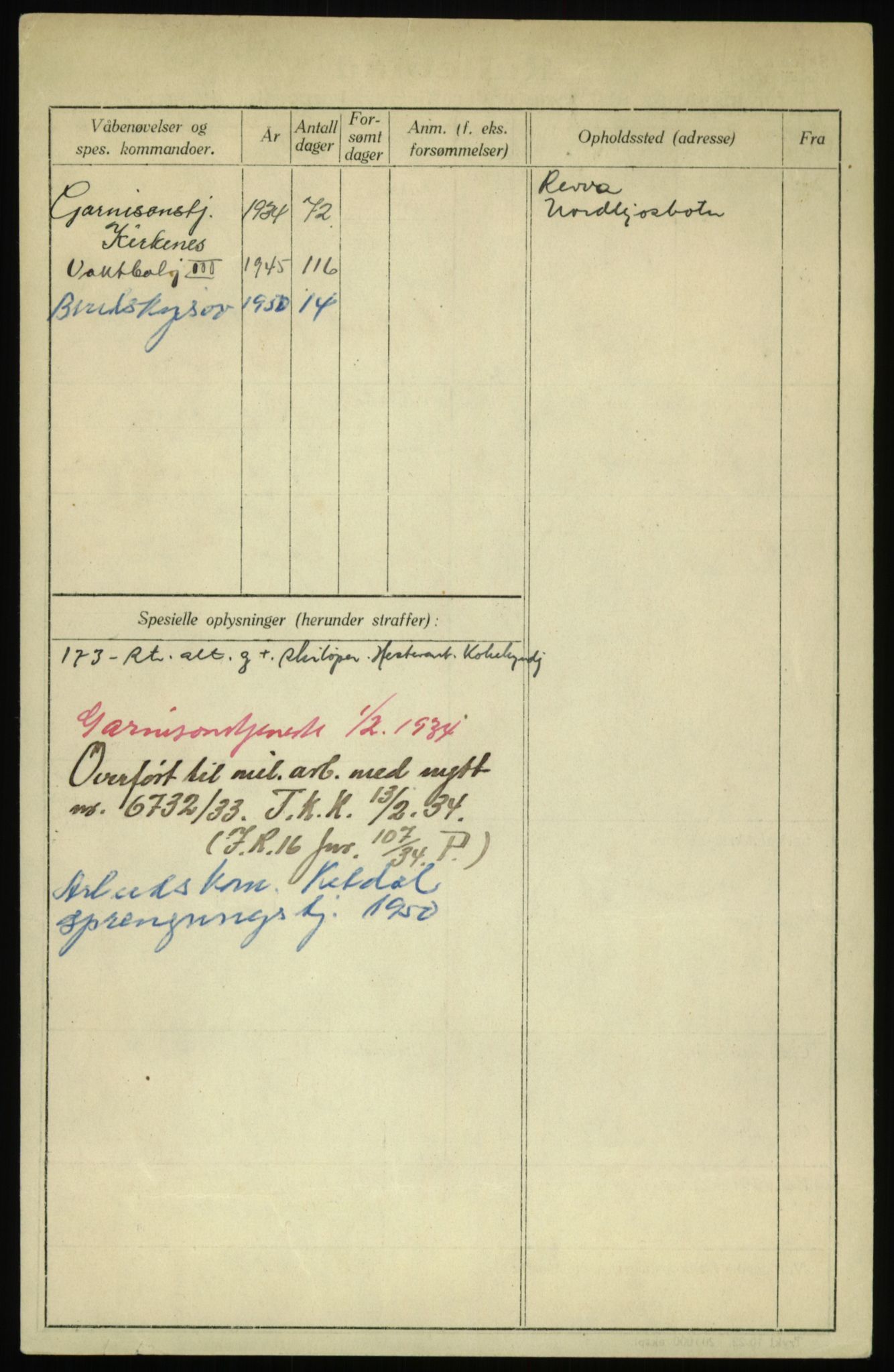 Forsvaret, Troms infanteriregiment nr. 16, AV/RA-RAFA-3146/P/Pa/L0017: Rulleblad for regimentets menige mannskaper, årsklasse 1933, 1933, s. 210