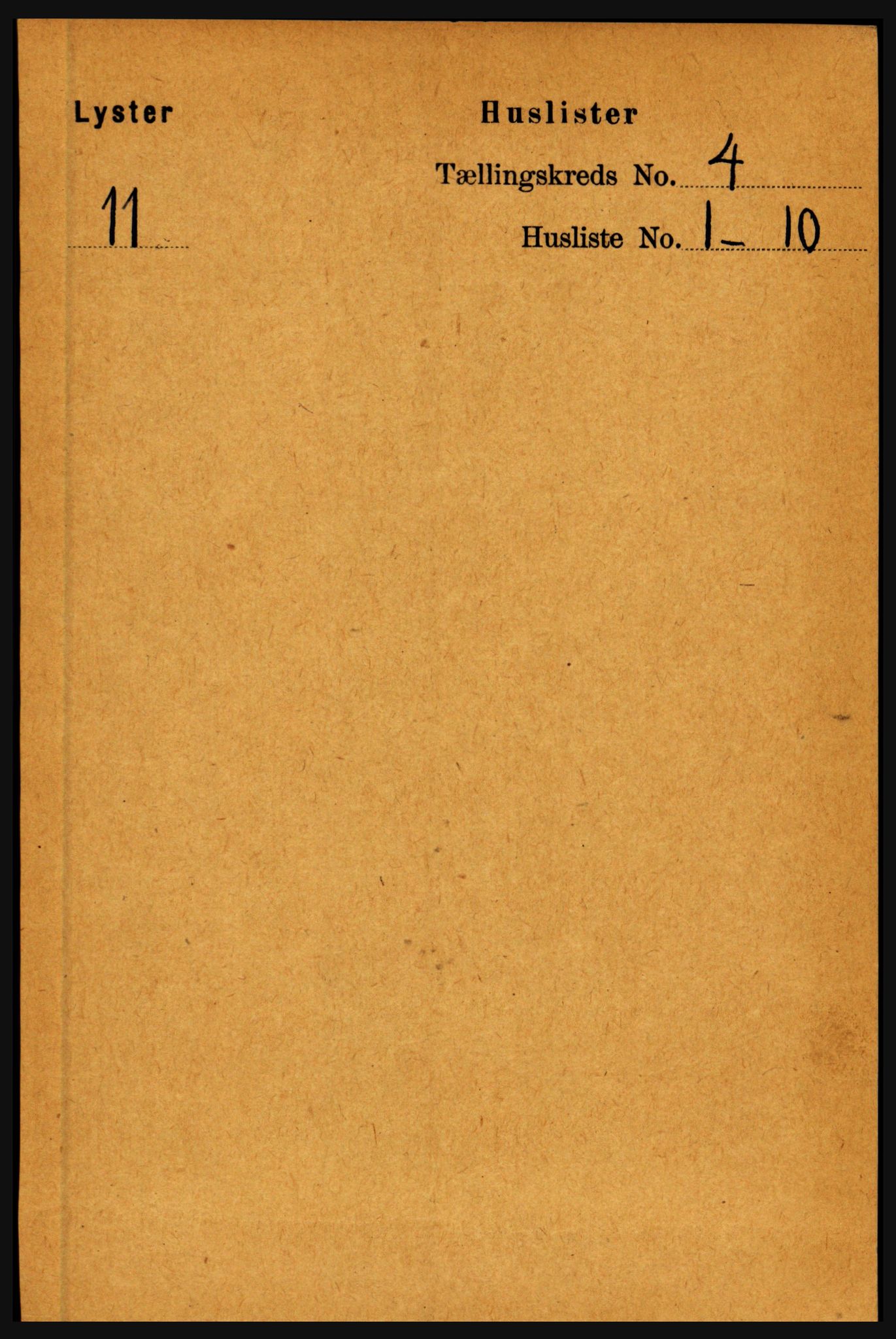 RA, Folketelling 1891 for 1426 Luster herred, 1891, s. 1406