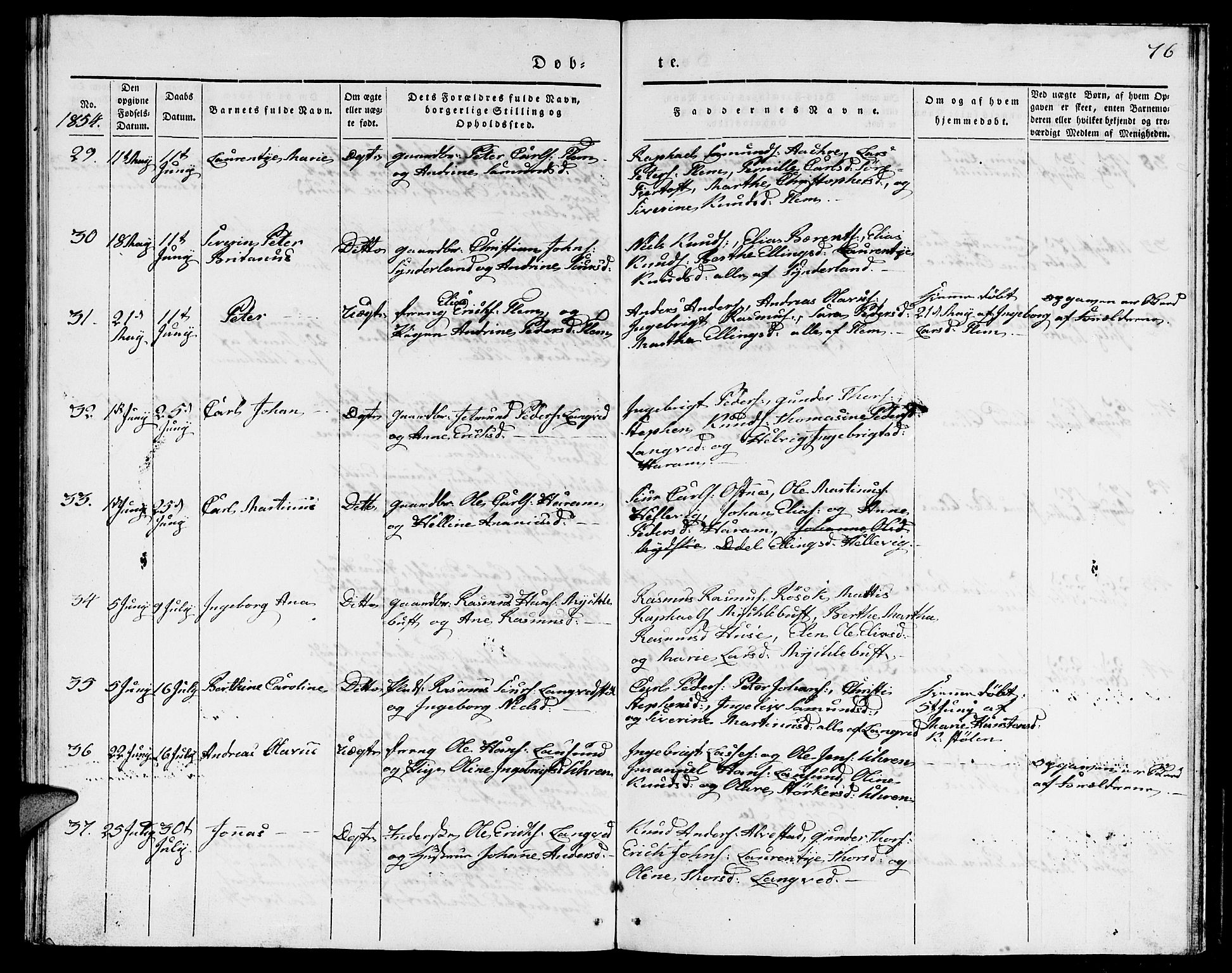 Ministerialprotokoller, klokkerbøker og fødselsregistre - Møre og Romsdal, AV/SAT-A-1454/536/L0507: Klokkerbok nr. 536C02, 1839-1859, s. 76