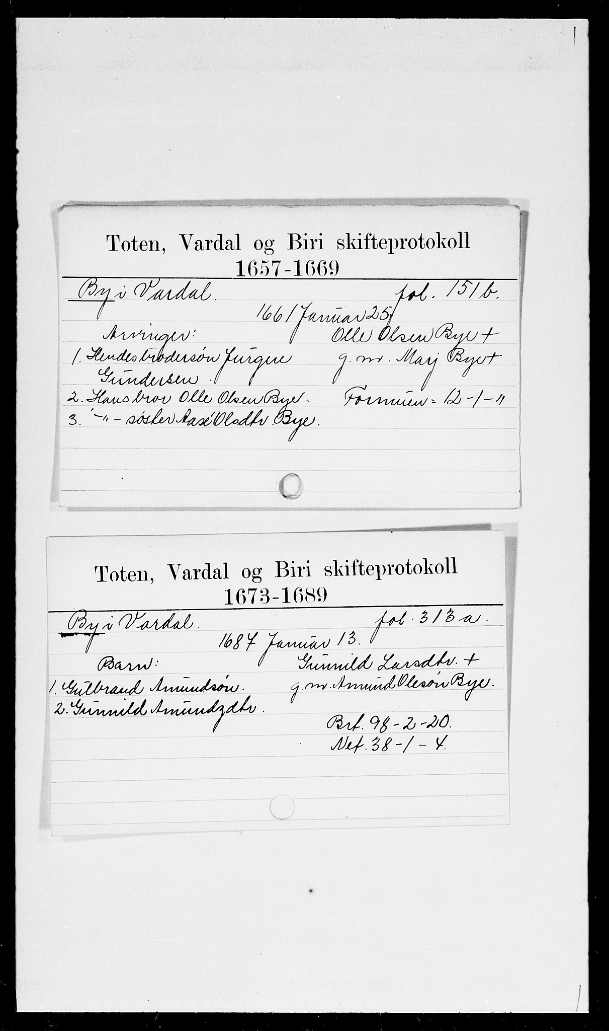 Toten tingrett, SAH/TING-006/J, 1657-1903, s. 24731