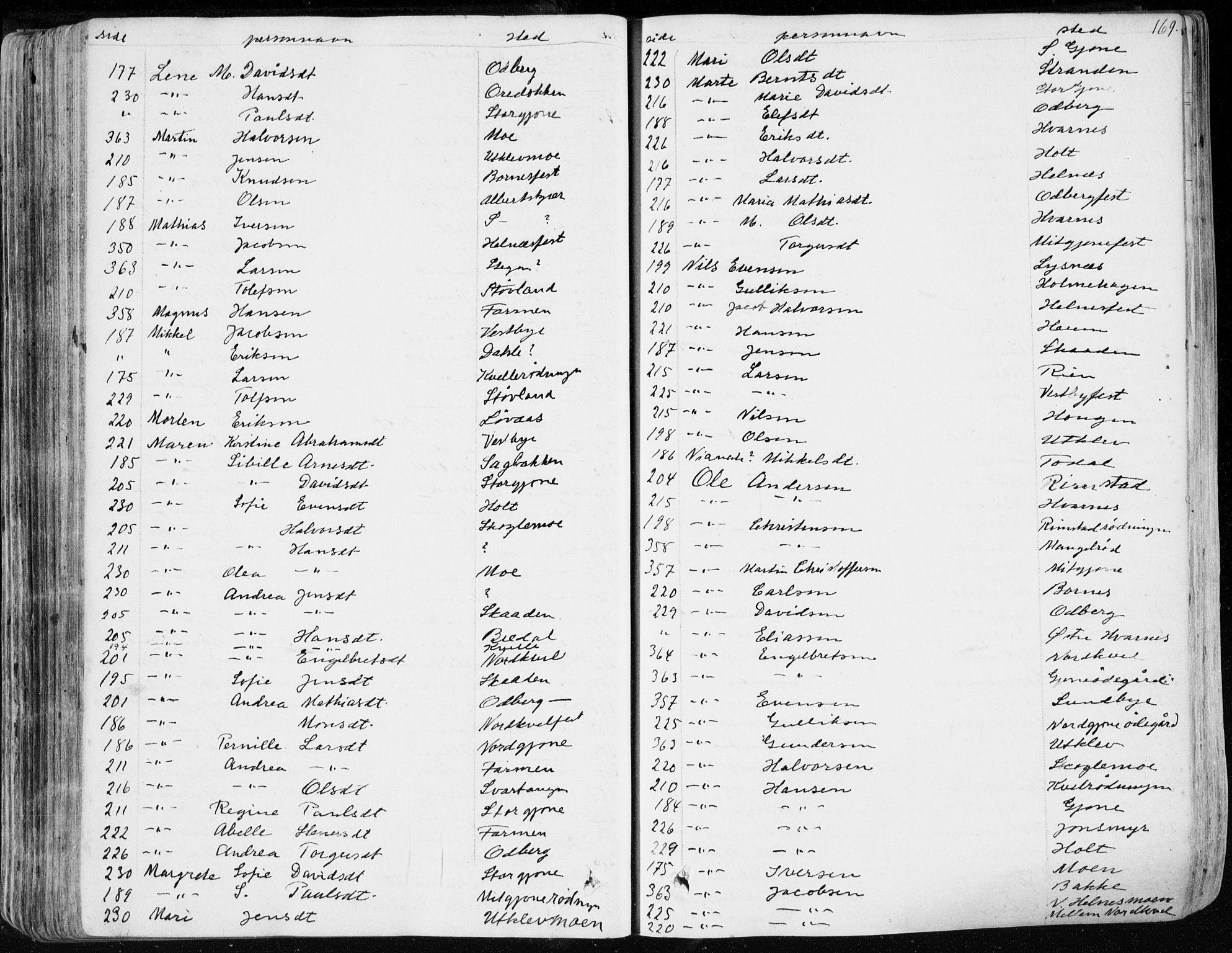 Hedrum kirkebøker, AV/SAKO-A-344/F/Fa/L0005: Ministerialbok nr. I 5, 1835-1848, s. 169