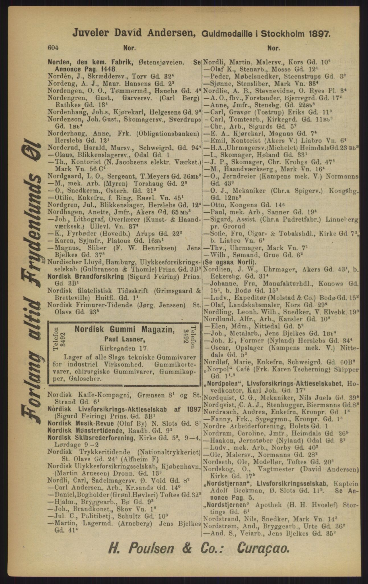 Kristiania/Oslo adressebok, PUBL/-, 1902, s. 604