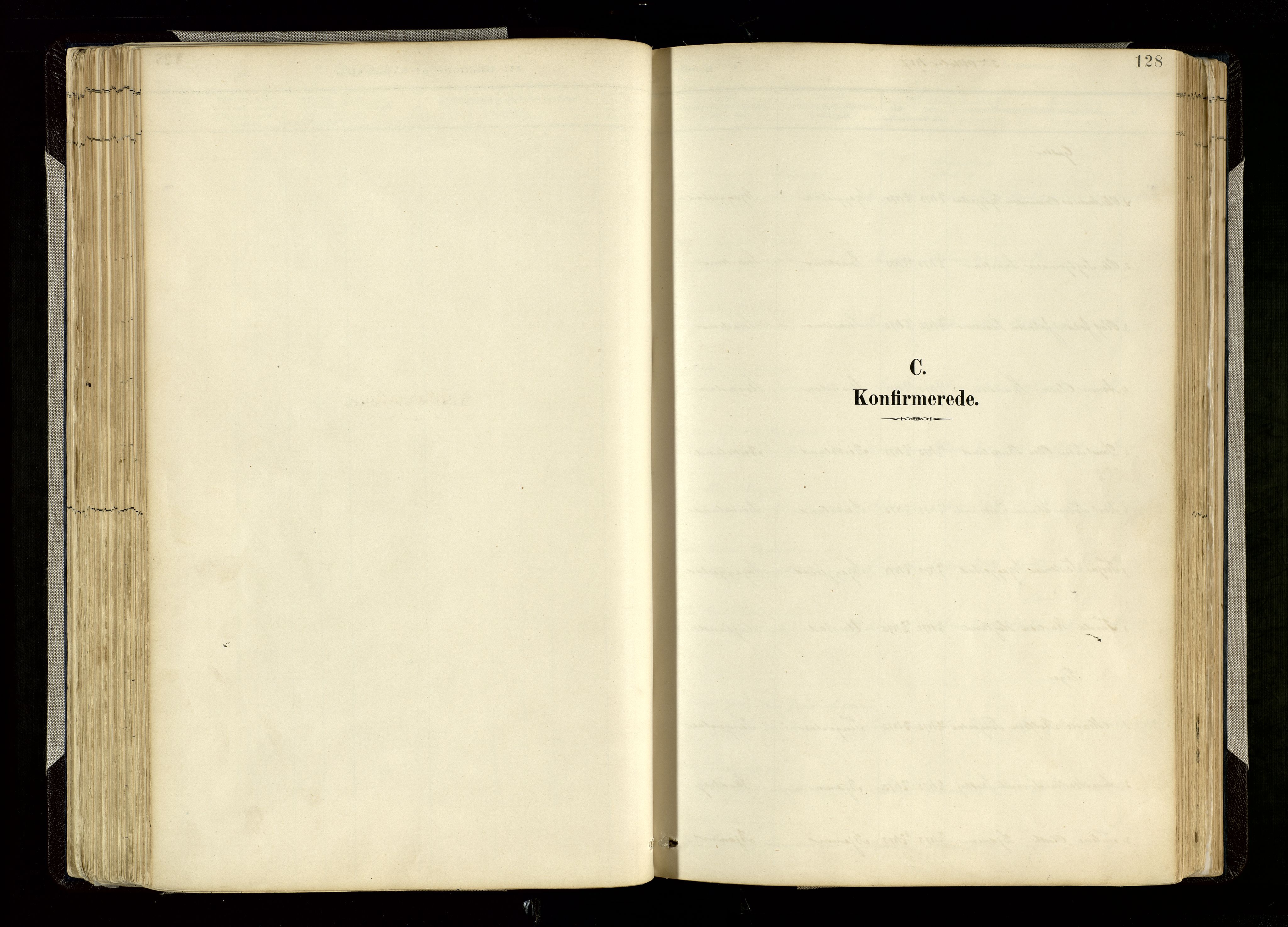 Hægebostad sokneprestkontor, AV/SAK-1111-0024/F/Fa/Faa/L0006: Ministerialbok nr. A 6, 1887-1929, s. 128