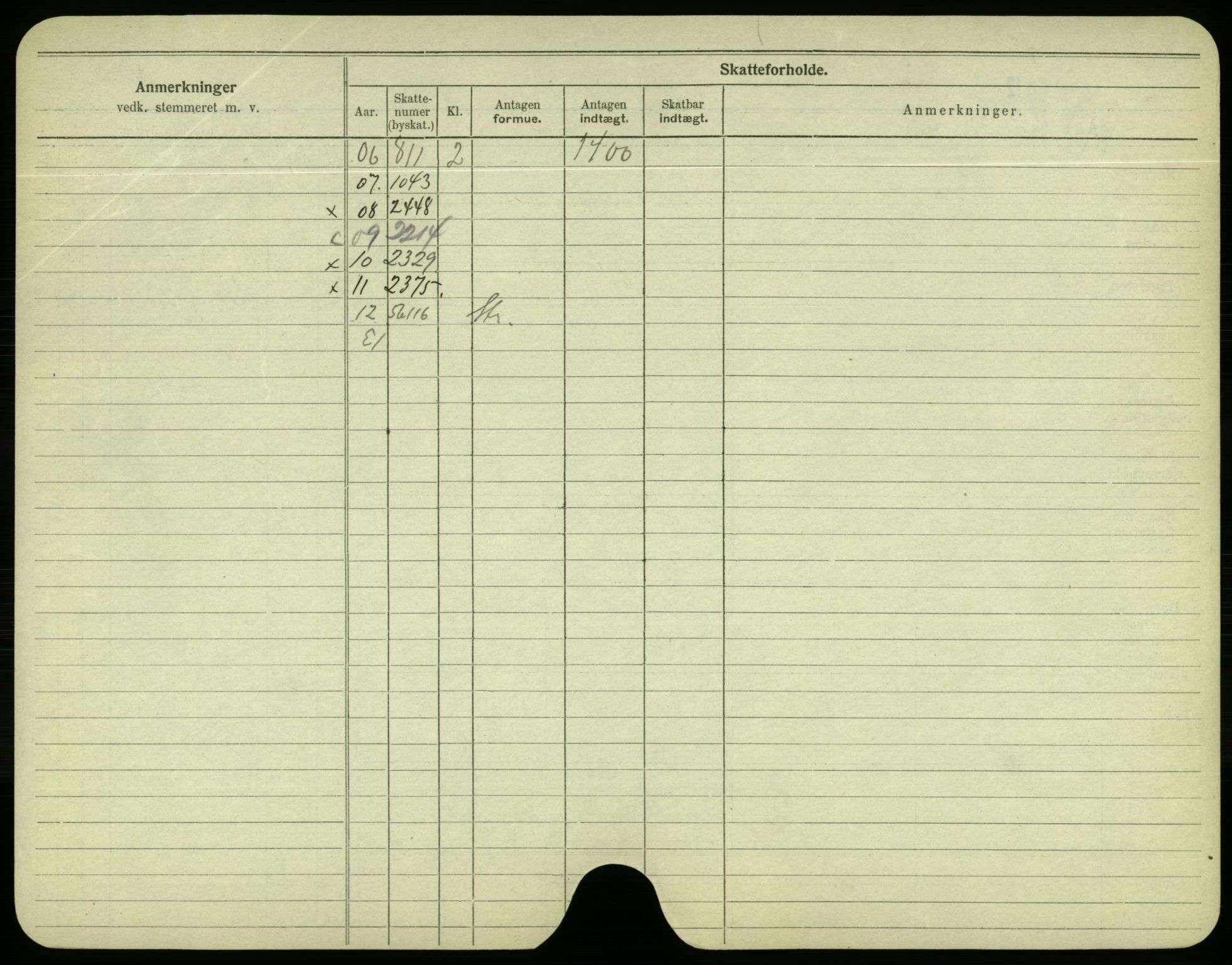 Oslo folkeregister, Registerkort, AV/SAO-A-11715/F/Fa/Fac/L0003: Menn, 1906-1914, s. 1103b