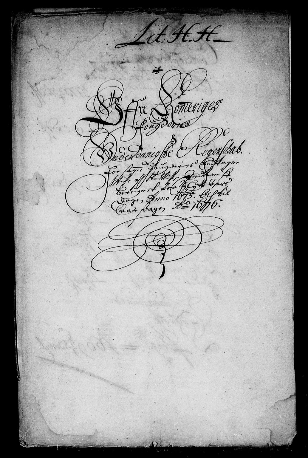 Rentekammeret inntil 1814, Reviderte regnskaper, Stiftamtstueregnskaper, Landkommissariatet på Akershus og Akershus stiftamt, AV/RA-EA-5869/R/Rb/L0106: Akershus stiftamt, 1673-1675