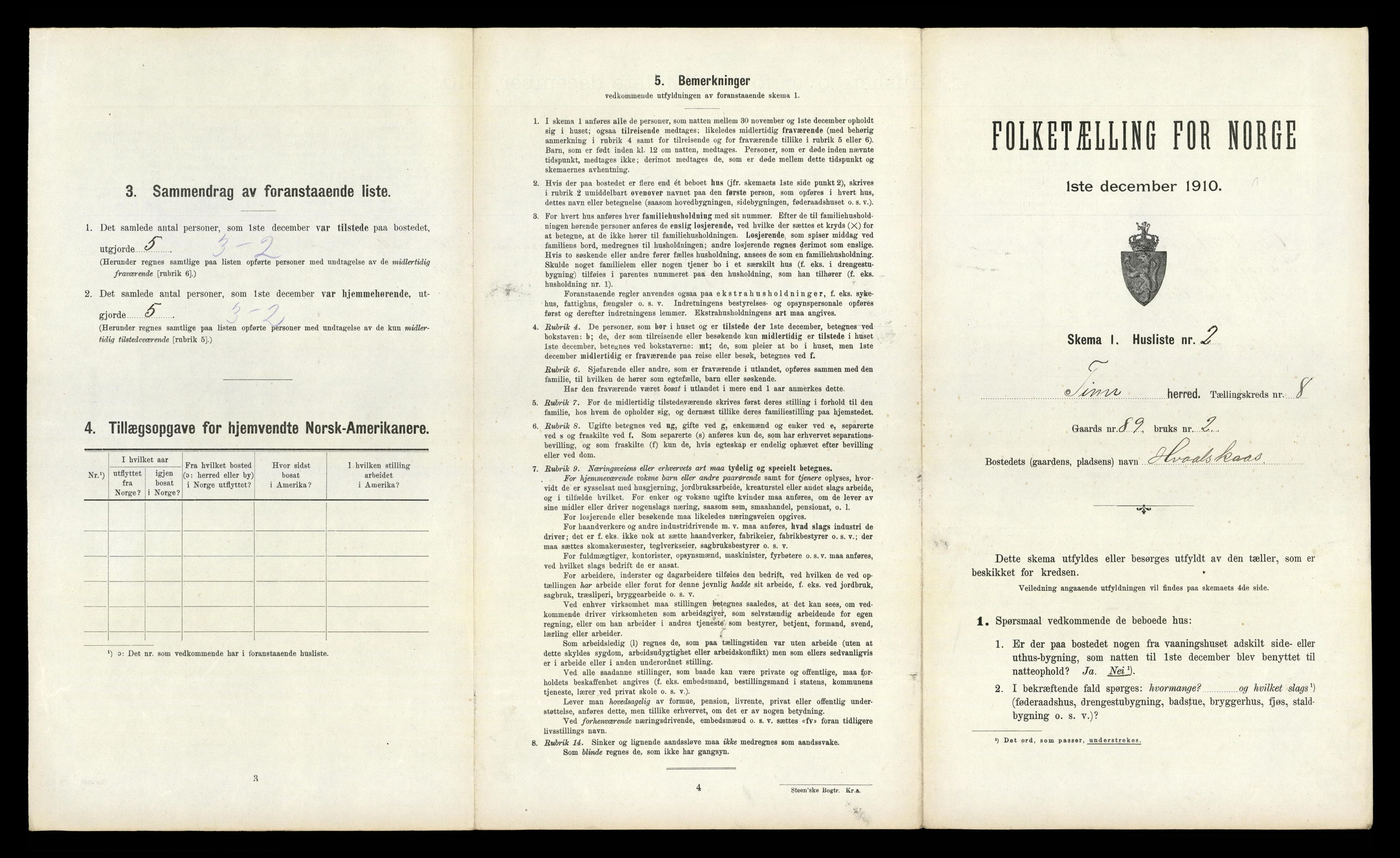 RA, Folketelling 1910 for 0826 Tinn herred, 1910, s. 585