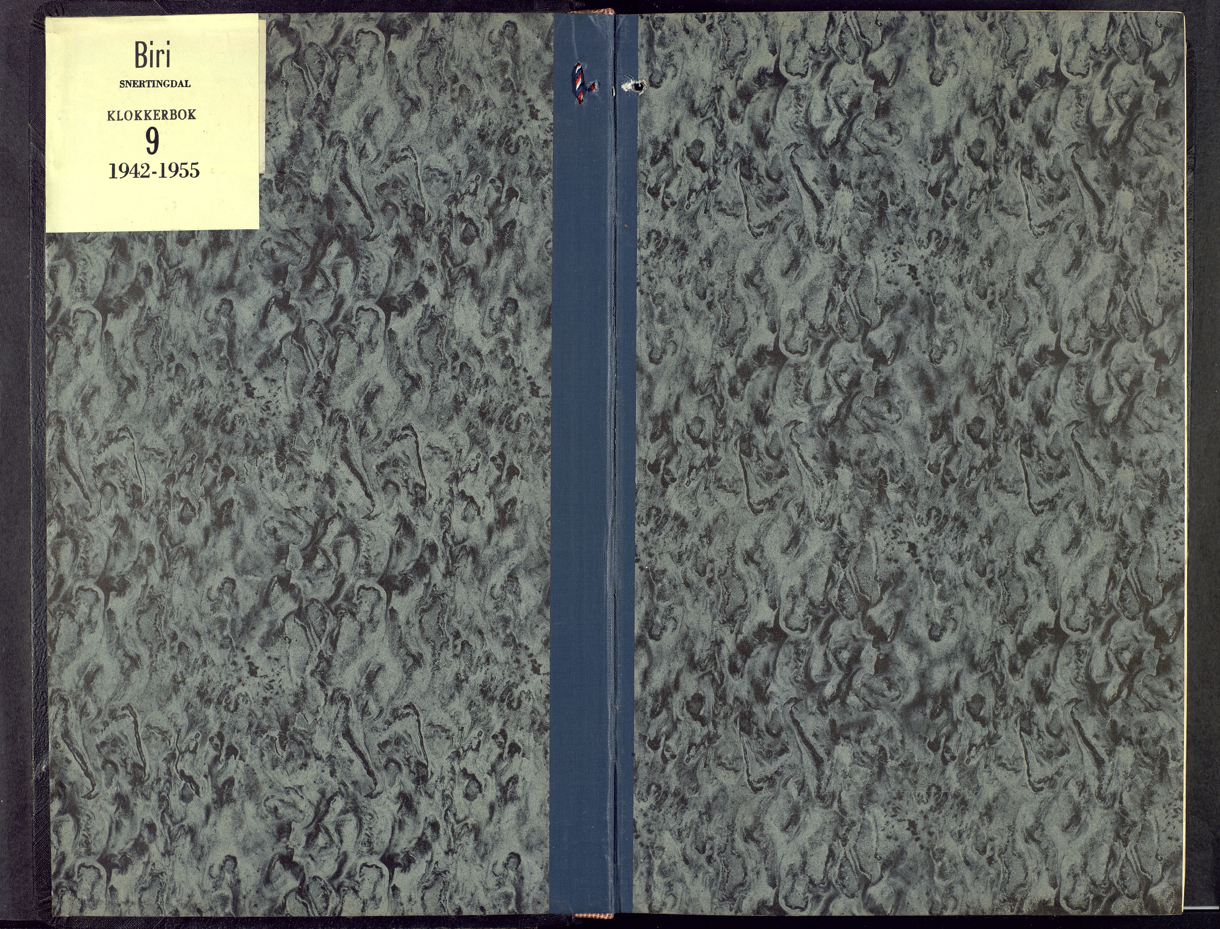 Biri prestekontor, AV/SAH-PREST-096/H/Ha/Hab/L0009: Klokkerbok nr. 9, 1942-1955