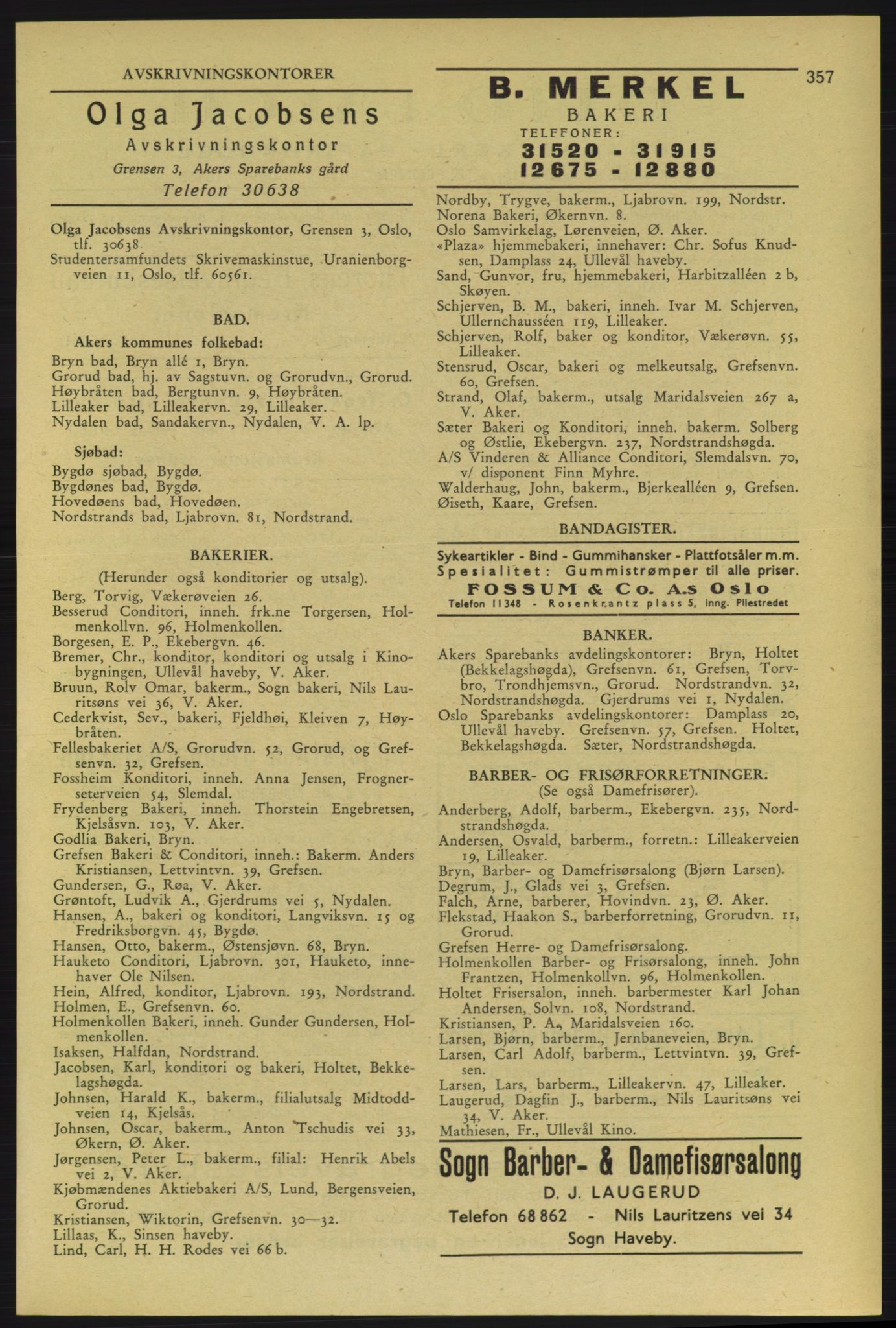 Aker adressebok/adressekalender, PUBL/001/A/006: Aker adressebok, 1937-1938, s. 357