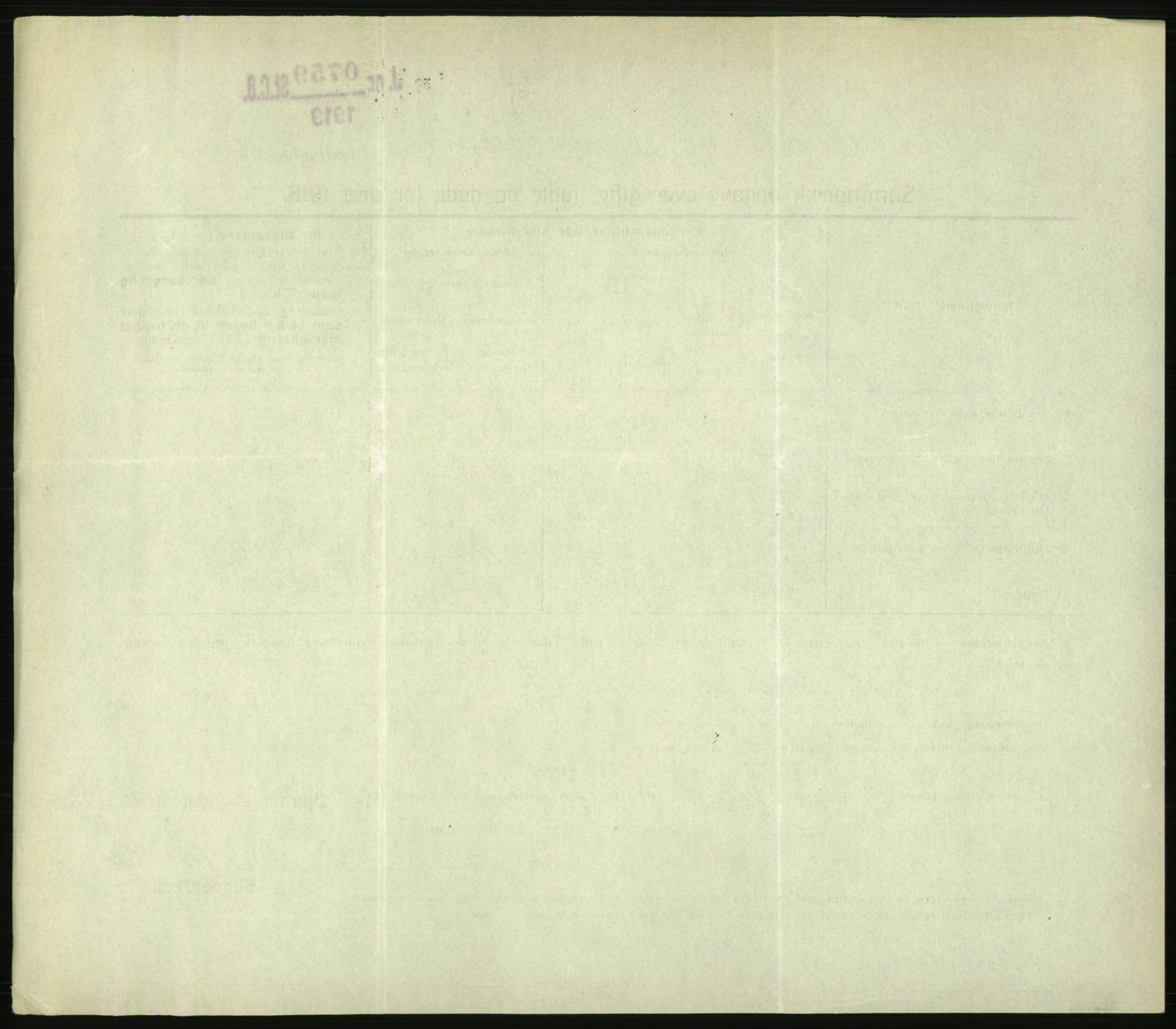 Statistisk sentralbyrå, Sosiodemografiske emner, Befolkning, AV/RA-S-2228/D/Df/Dfb/Dfbh/L0059: Summariske oppgaver over gifte, fødte og døde for hele landet., 1918, s. 1244