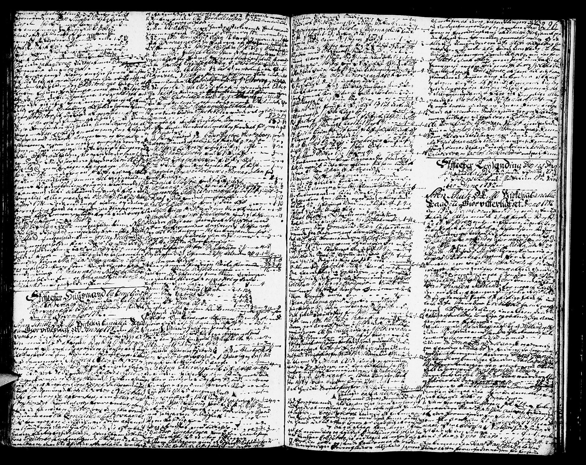 Sunnhordland sorenskrivar, SAB/A-2401/1/H/Ha/Haa/L0009: Skifteprotokollar. Register i protokoll. Fol. 639- ut, 1780-1783, s. 295b-296a