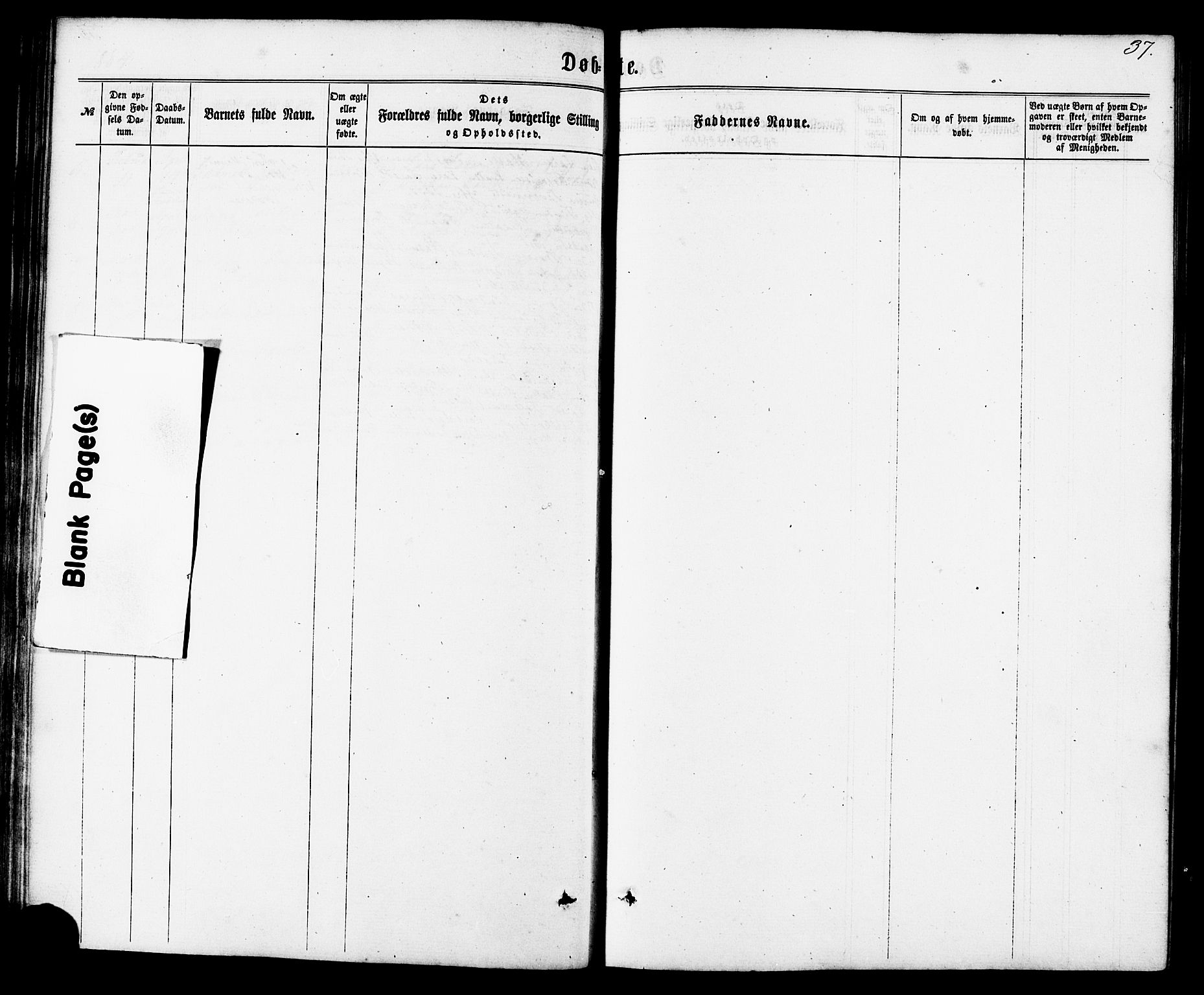 Ministerialprotokoller, klokkerbøker og fødselsregistre - Møre og Romsdal, AV/SAT-A-1454/504/L0055: Ministerialbok nr. 504A02, 1861-1884, s. 37