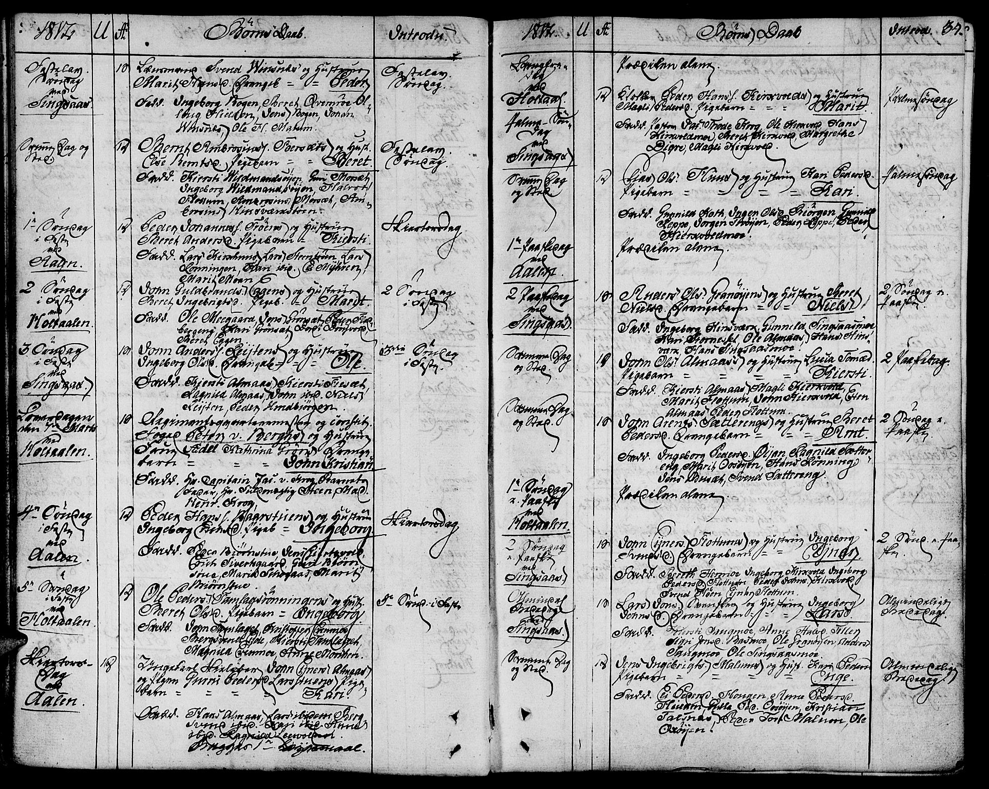 Ministerialprotokoller, klokkerbøker og fødselsregistre - Sør-Trøndelag, SAT/A-1456/685/L0953: Ministerialbok nr. 685A02, 1805-1816, s. 34