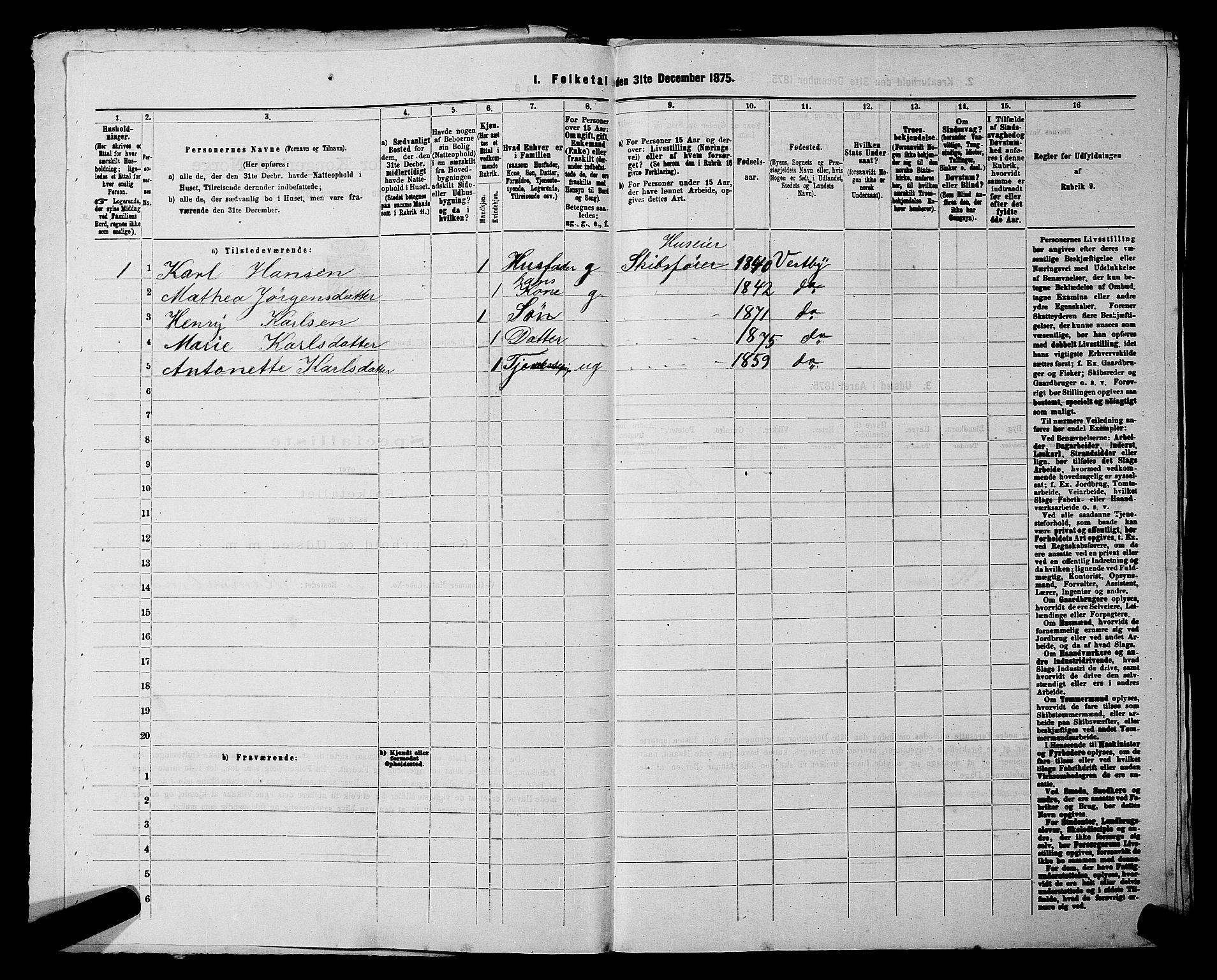 RA, Folketelling 1875 for 0211L Vestby prestegjeld, Vestby sokn, Garder sokn og Såner sokn, 1875, s. 202