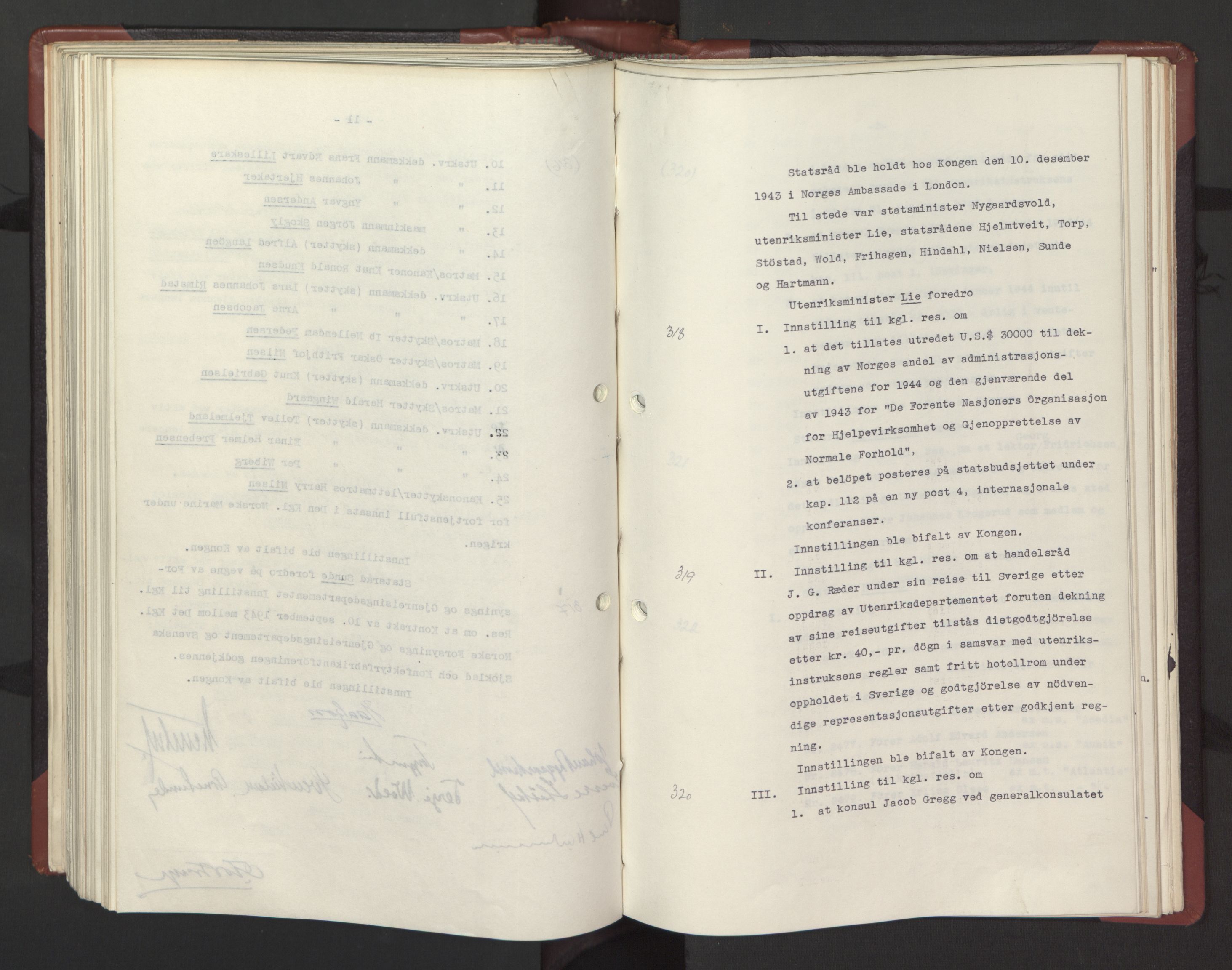 Statsrådssekretariatet, RA/S-1001/A/Ac/L0123: Kgl. res. 15/1-20/12, 1943, s. 245