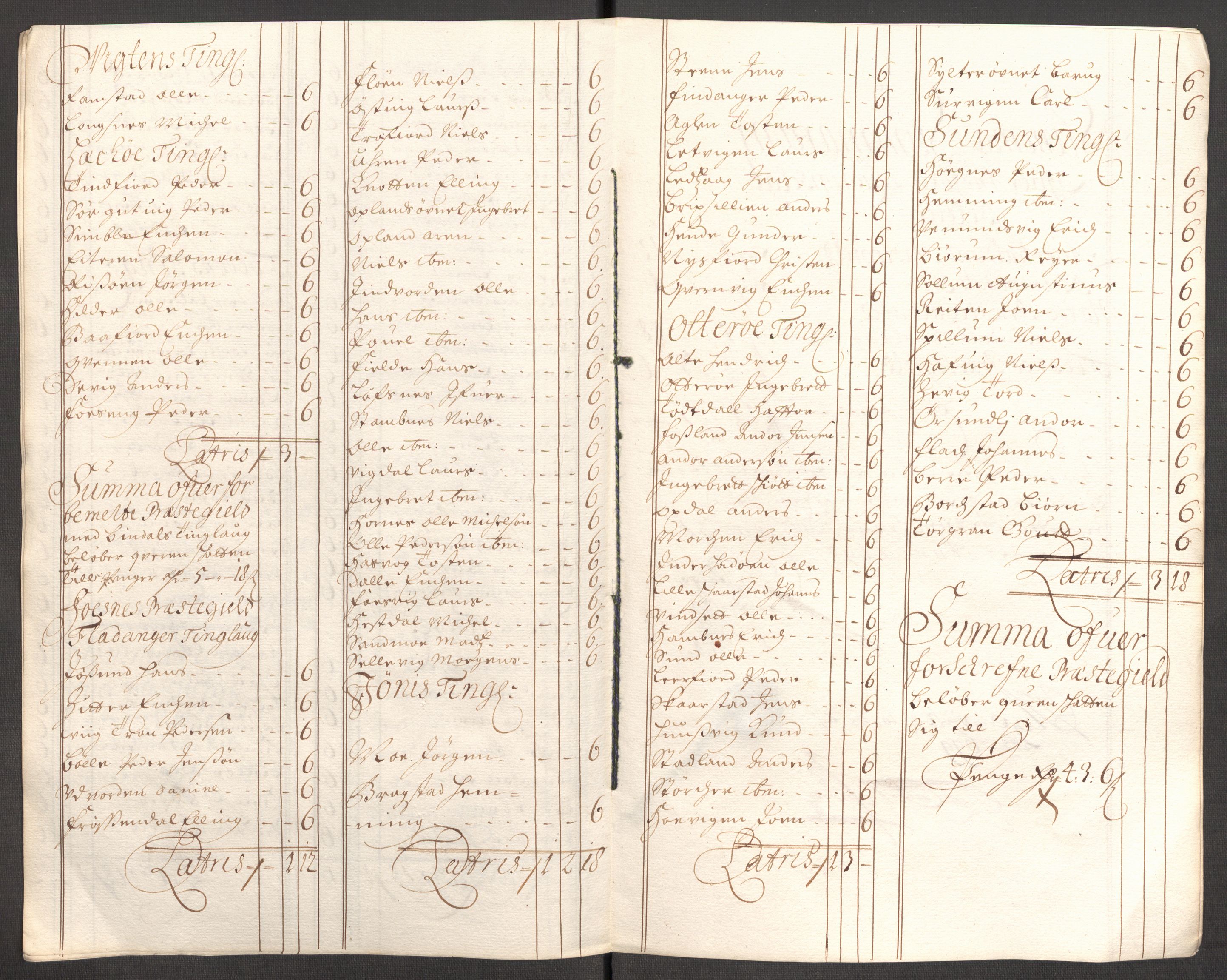 Rentekammeret inntil 1814, Reviderte regnskaper, Fogderegnskap, RA/EA-4092/R64/L4425: Fogderegnskap Namdal, 1696-1698, s. 393