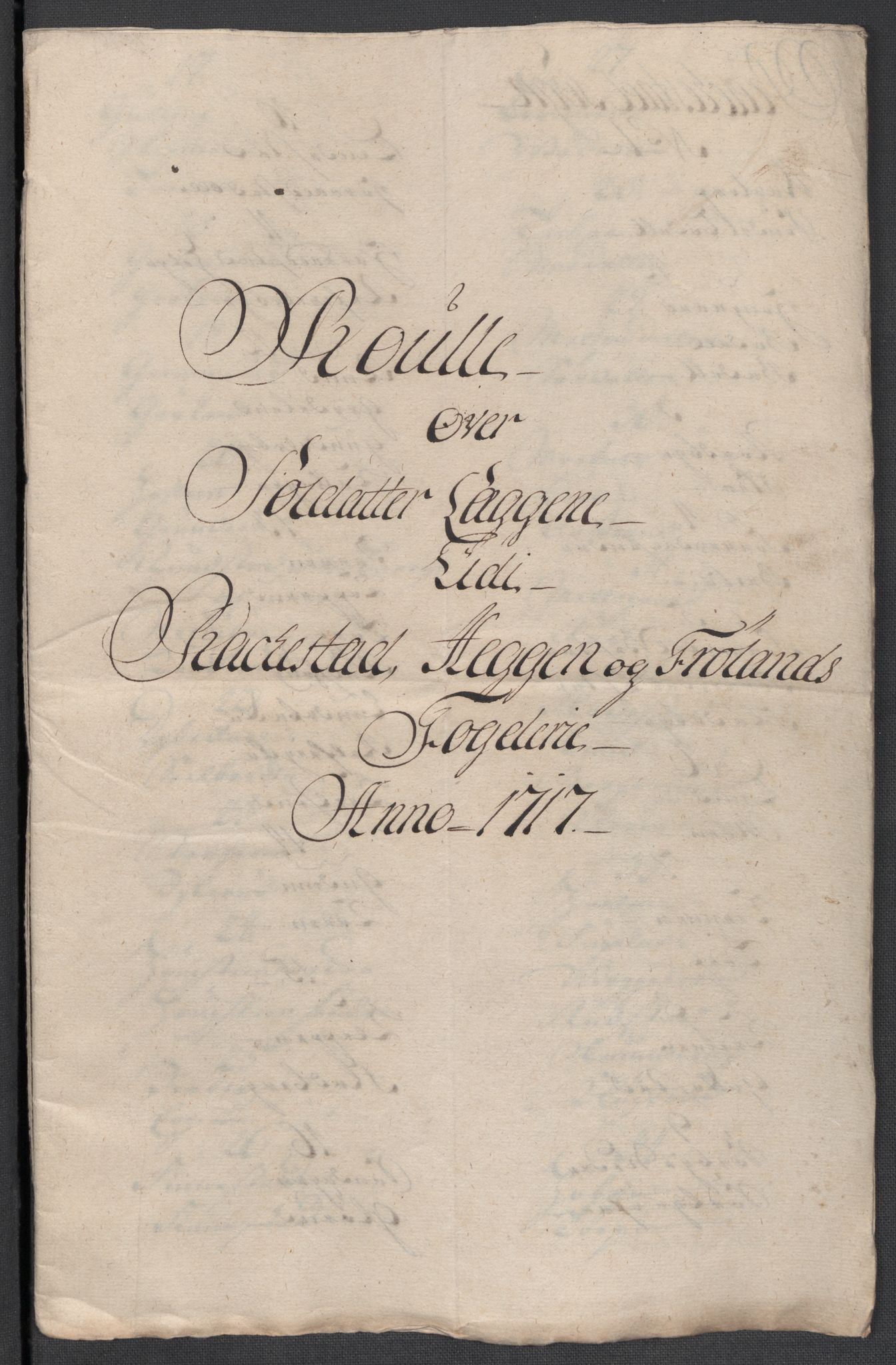 Rentekammeret inntil 1814, Reviderte regnskaper, Fogderegnskap, AV/RA-EA-4092/R07/L0314: Fogderegnskap Rakkestad, Heggen og Frøland, 1718, s. 97