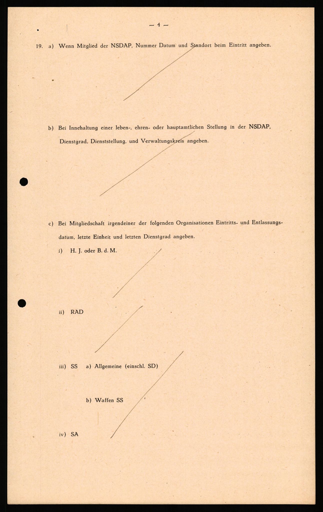 Forsvaret, Forsvarets overkommando II, AV/RA-RAFA-3915/D/Db/L0033: CI Questionaires. Tyske okkupasjonsstyrker i Norge. Tyskere., 1945-1946, s. 13