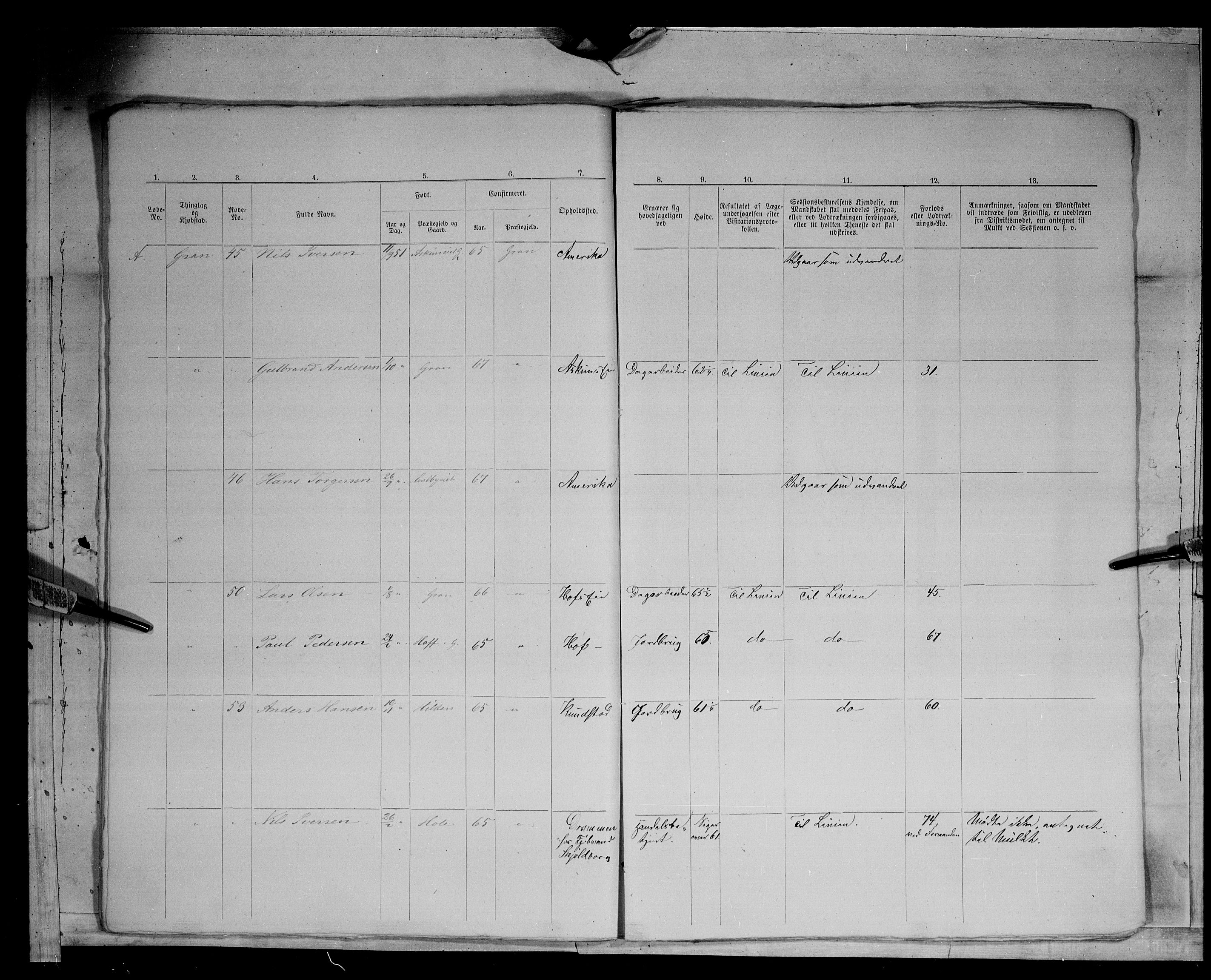 Fylkesmannen i Oppland, AV/SAH-FYO-002/1/K/Kg/L1166: Gran og Jevnaker, 1860-1879, s. 8766