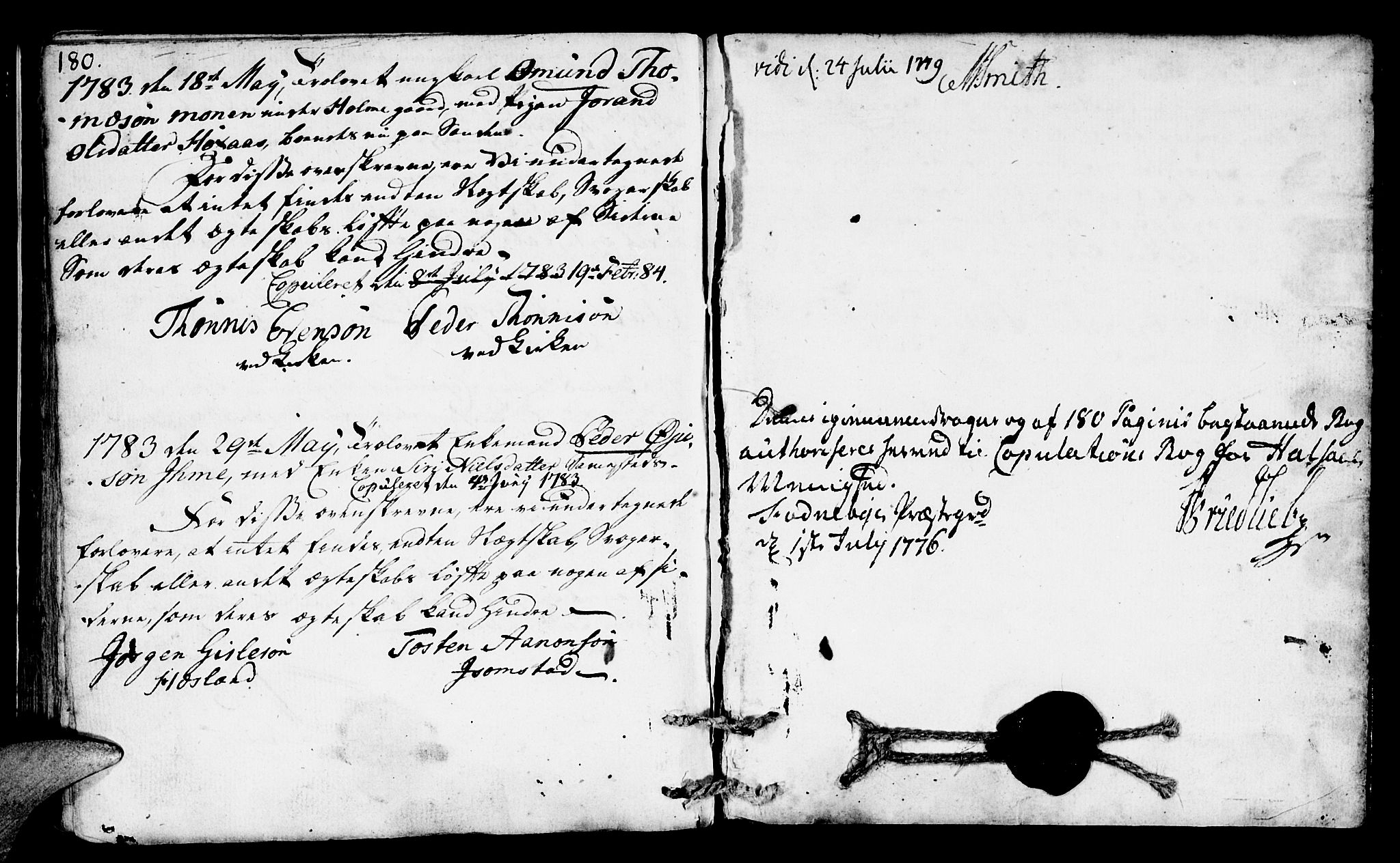 Mandal sokneprestkontor, AV/SAK-1111-0030/F/Fa/Faa/L0006: Ministerialbok nr. A 6, 1755-1783, s. 180-181
