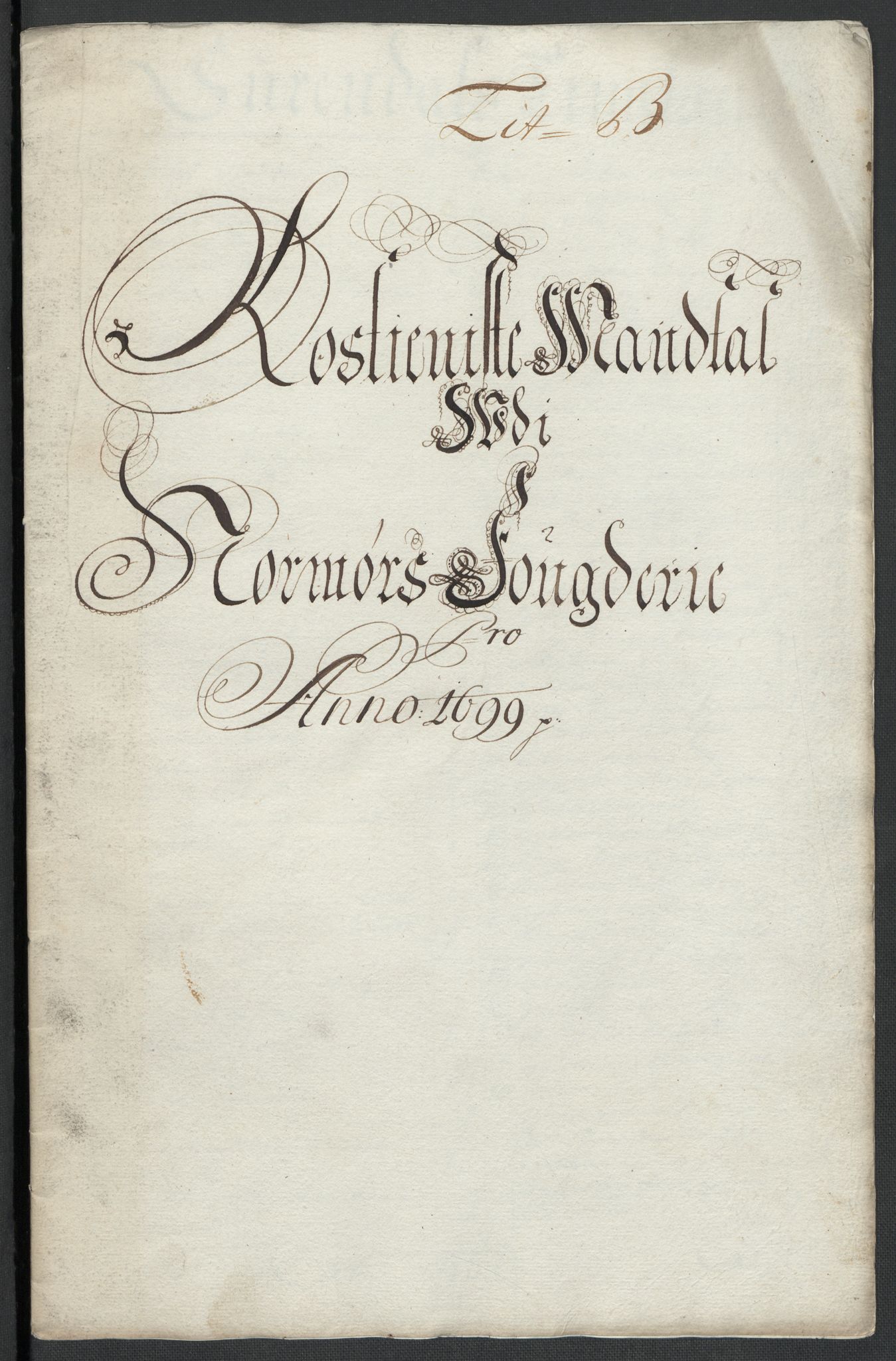 Rentekammeret inntil 1814, Reviderte regnskaper, Fogderegnskap, RA/EA-4092/R56/L3738: Fogderegnskap Nordmøre, 1699, s. 69
