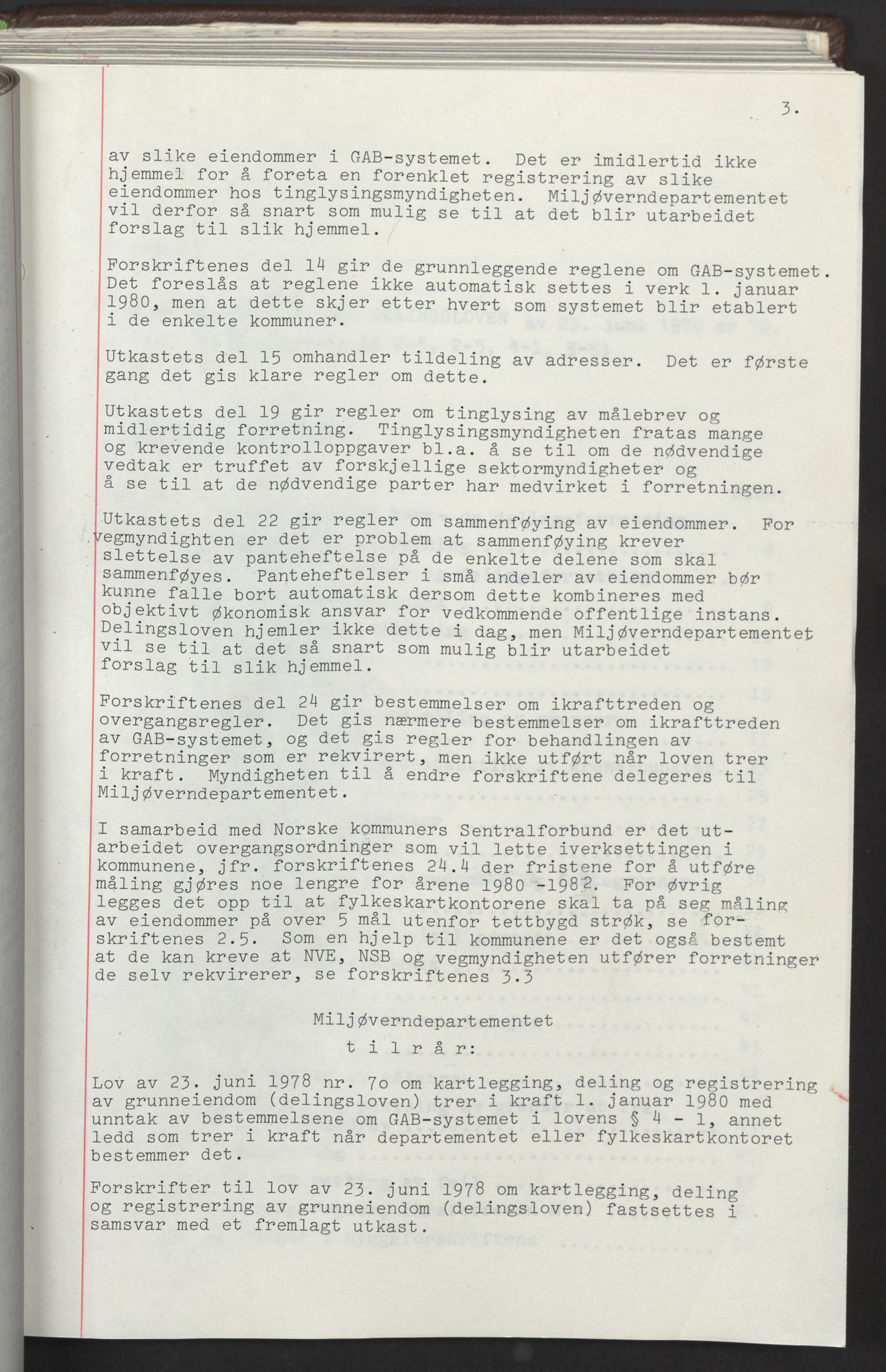 Miljøverndepartementet, AV/RA-S-2532/2/Aa/L0009: Referatprotokoller fra statsråd, 1979-1980