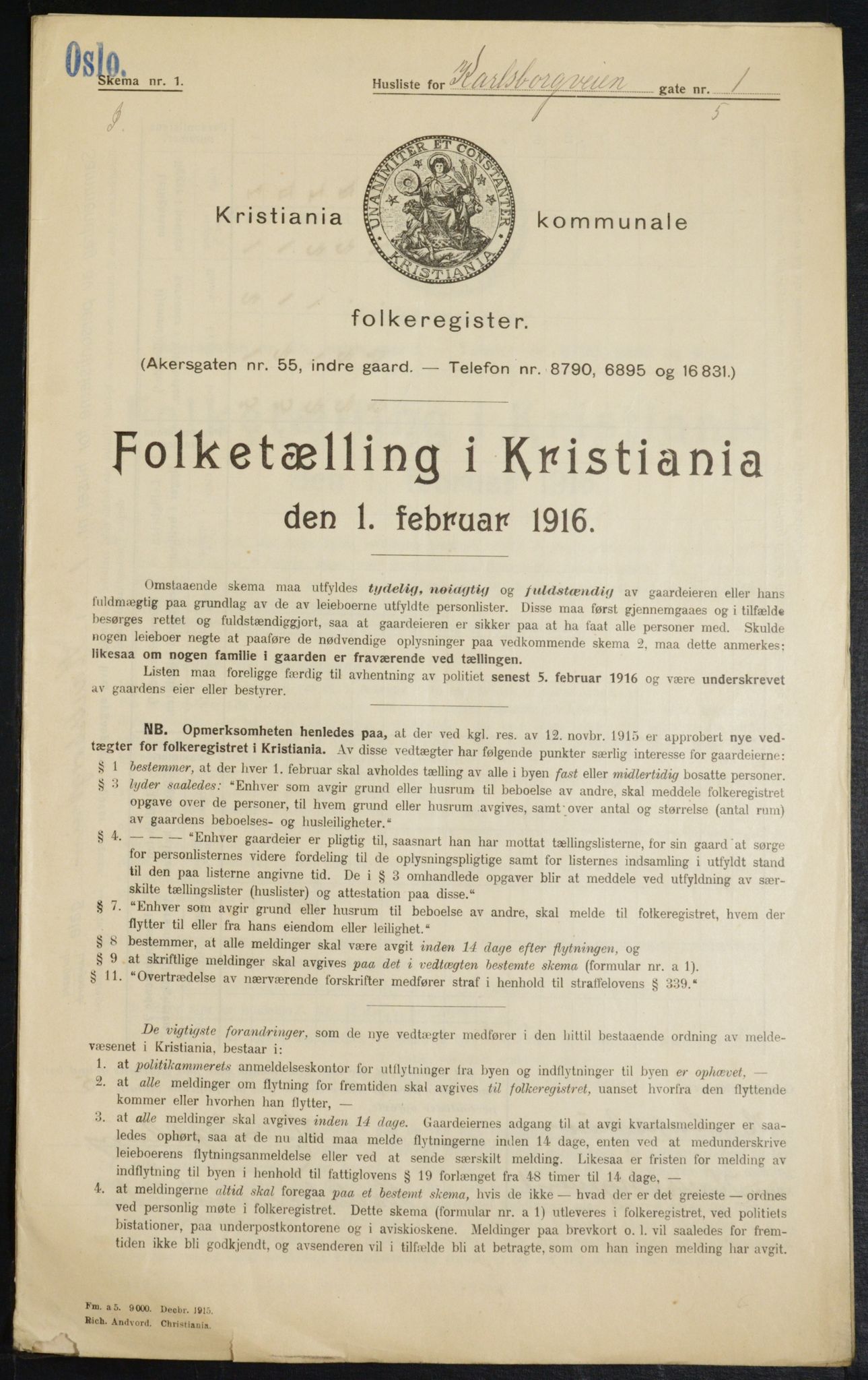 OBA, Kommunal folketelling 1.2.1916 for Kristiania, 1916, s. 49959