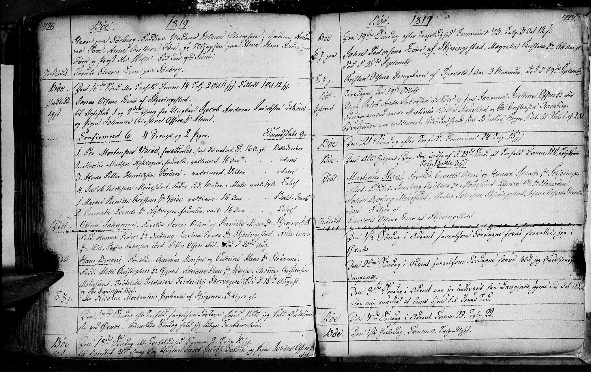 Ministerialprotokoller, klokkerbøker og fødselsregistre - Nordland, AV/SAT-A-1459/891/L1297: Ministerialbok nr. 891A02, 1759-1820, s. 726-727
