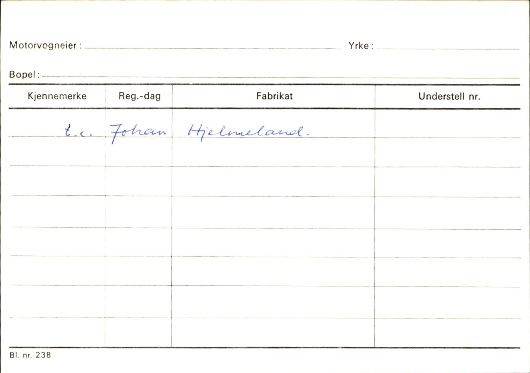 Statens vegvesen, Sogn og Fjordane vegkontor, SAB/A-5301/4/F/L0132: Eigarregister Askvoll A-Å. Balestrand A-Å, 1945-1975, s. 1003