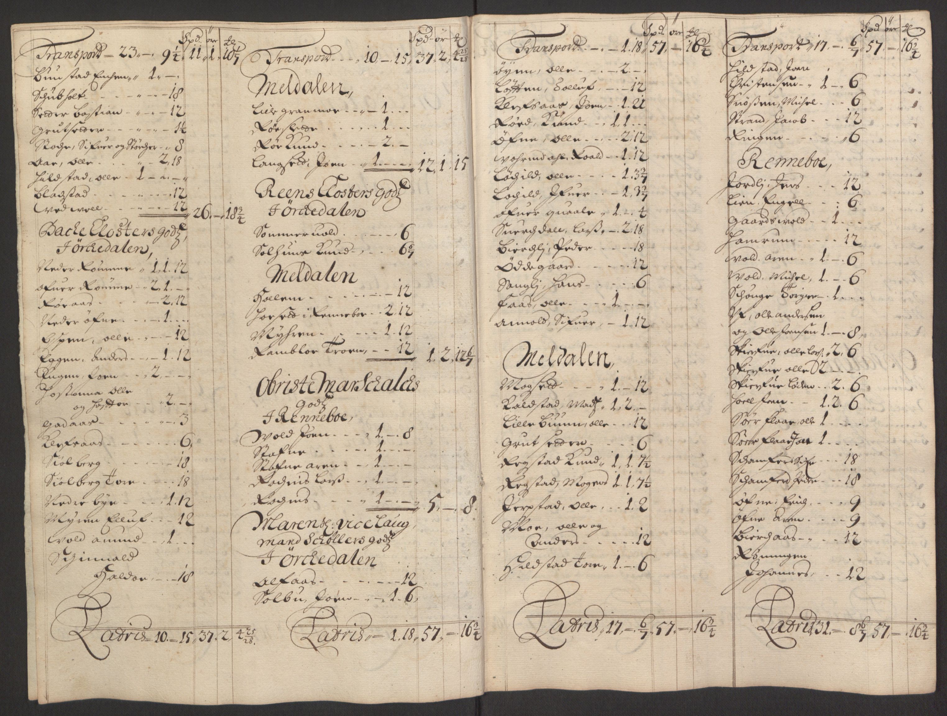 Rentekammeret inntil 1814, Reviderte regnskaper, Fogderegnskap, RA/EA-4092/R60/L3945: Fogderegnskap Orkdal og Gauldal, 1695, s. 133