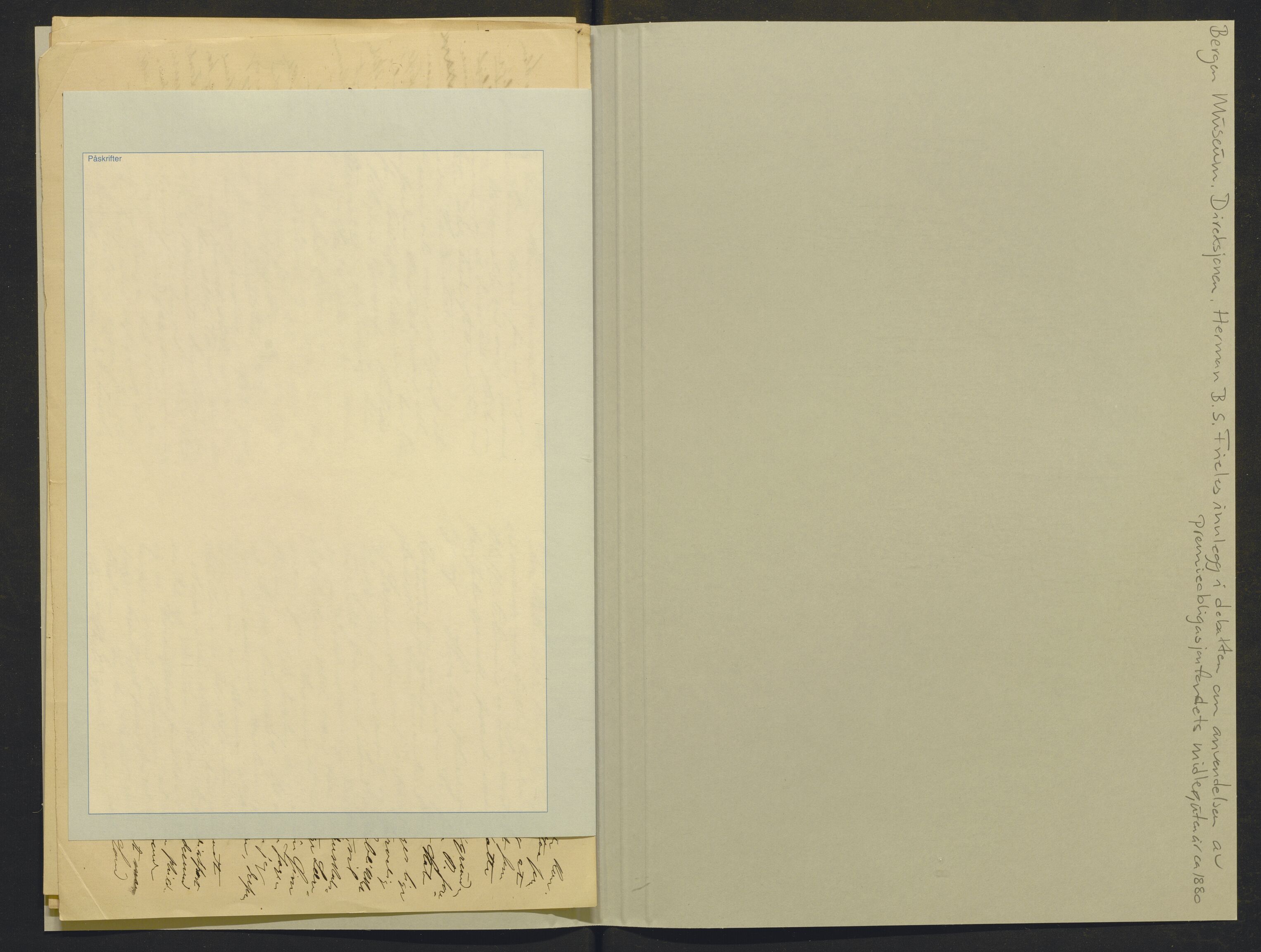 Bergens Museum, AV/SAB-A-17301/02/Y/Yb/L0003: Diverse, 1835-1931, s. 114