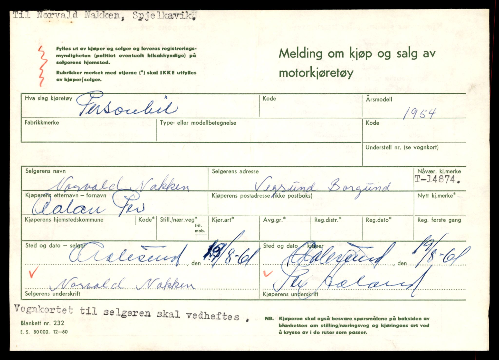 Møre og Romsdal vegkontor - Ålesund trafikkstasjon, AV/SAT-A-4099/F/Fe/L0049: Registreringskort for kjøretøy T 14864 - T 18613, 1927-1998, s. 269