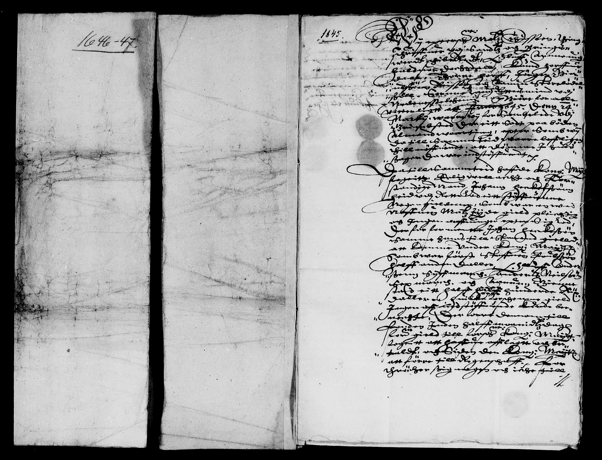 Rentekammeret inntil 1814, Reviderte regnskaper, Lensregnskaper, AV/RA-EA-5023/R/Rb/Rbq/L0036: Nedenes len. Mandals len. Råbyggelag., 1646-1648