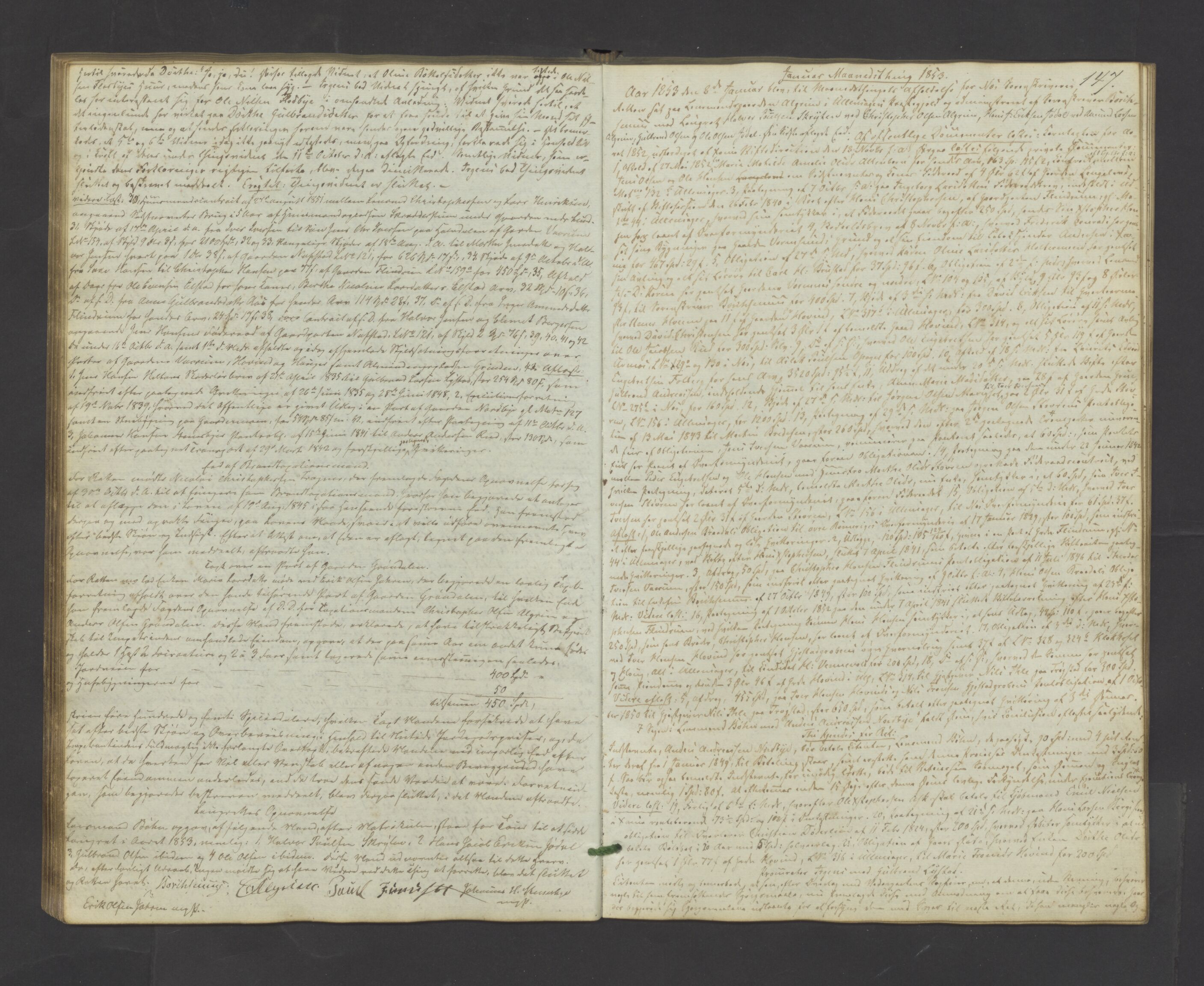 Nes tingrett, AV/SAO-A-10548/F/Fb/L0001: Tingbok, 1849-1862, s. 146b-147a