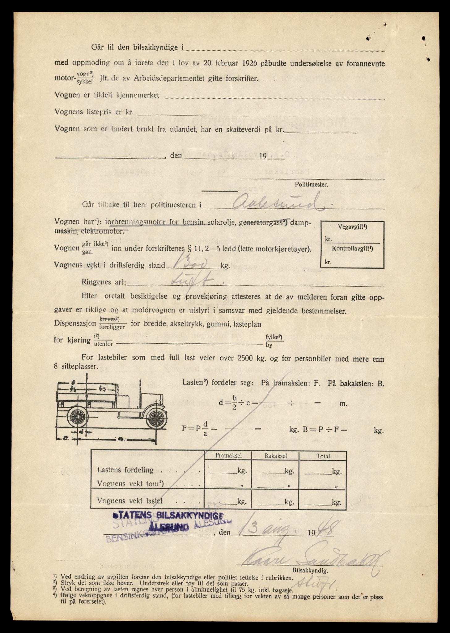Møre og Romsdal vegkontor - Ålesund trafikkstasjon, AV/SAT-A-4099/F/Fe/L0034: Registreringskort for kjøretøy T 12500 - T 12652, 1927-1998, s. 1045