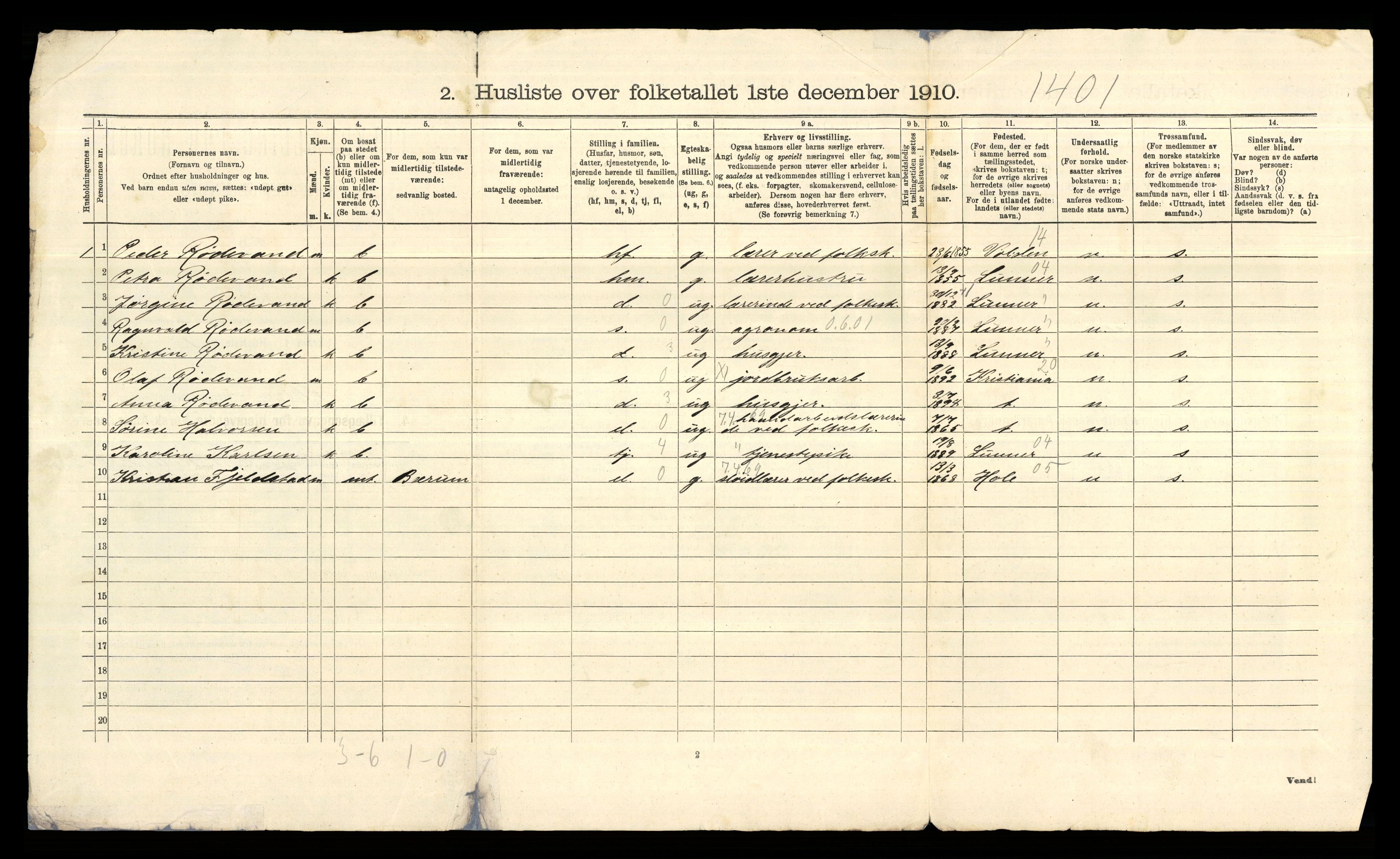 RA, Folketelling 1910 for 0218 Aker herred, 1910, s. 114