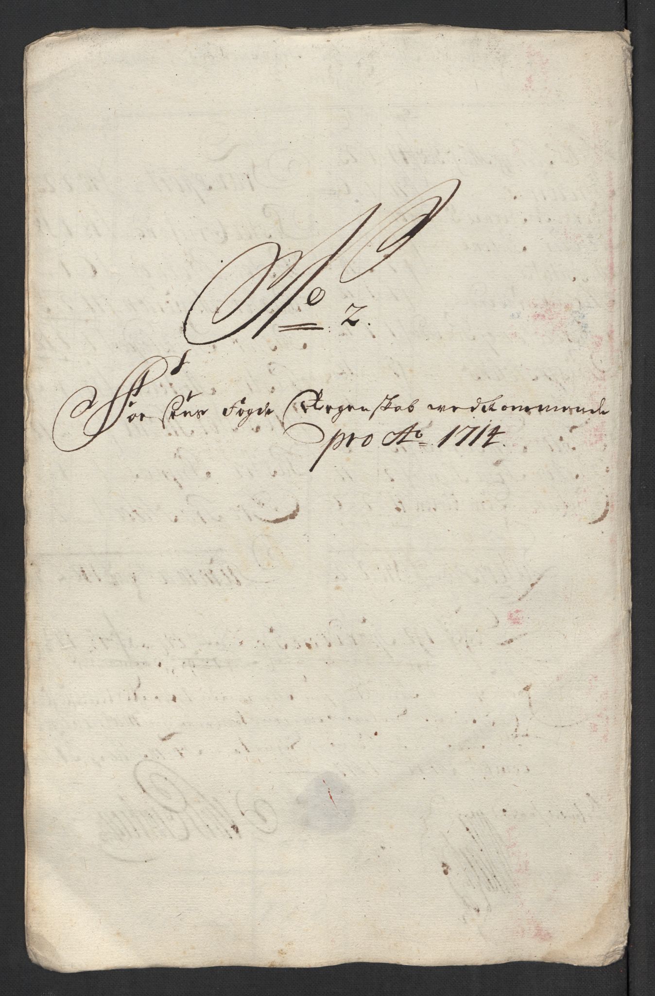 Rentekammeret inntil 1814, Reviderte regnskaper, Fogderegnskap, RA/EA-4092/R57/L3862: Fogderegnskap Fosen, 1714, s. 63