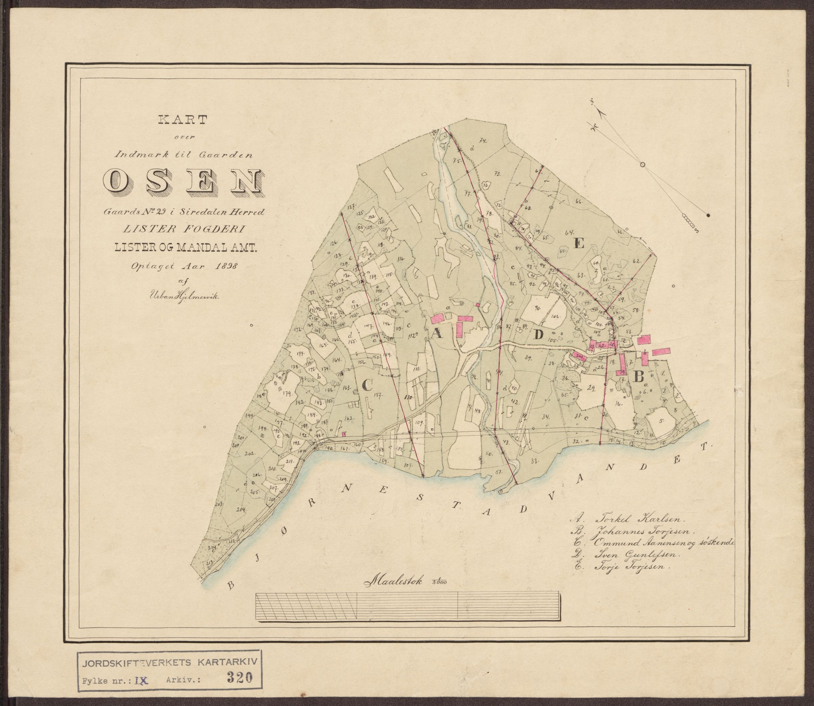 Jordskifteverkets kartarkiv, AV/RA-S-3929/T, 1859-1988, s. 368