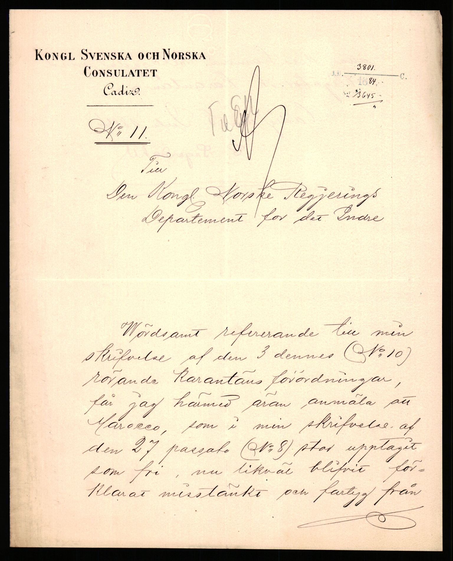 Indredepartementet, Handels- og konsulatkontoret C, RA/S-2981/D/Da/L0562: --, 1884