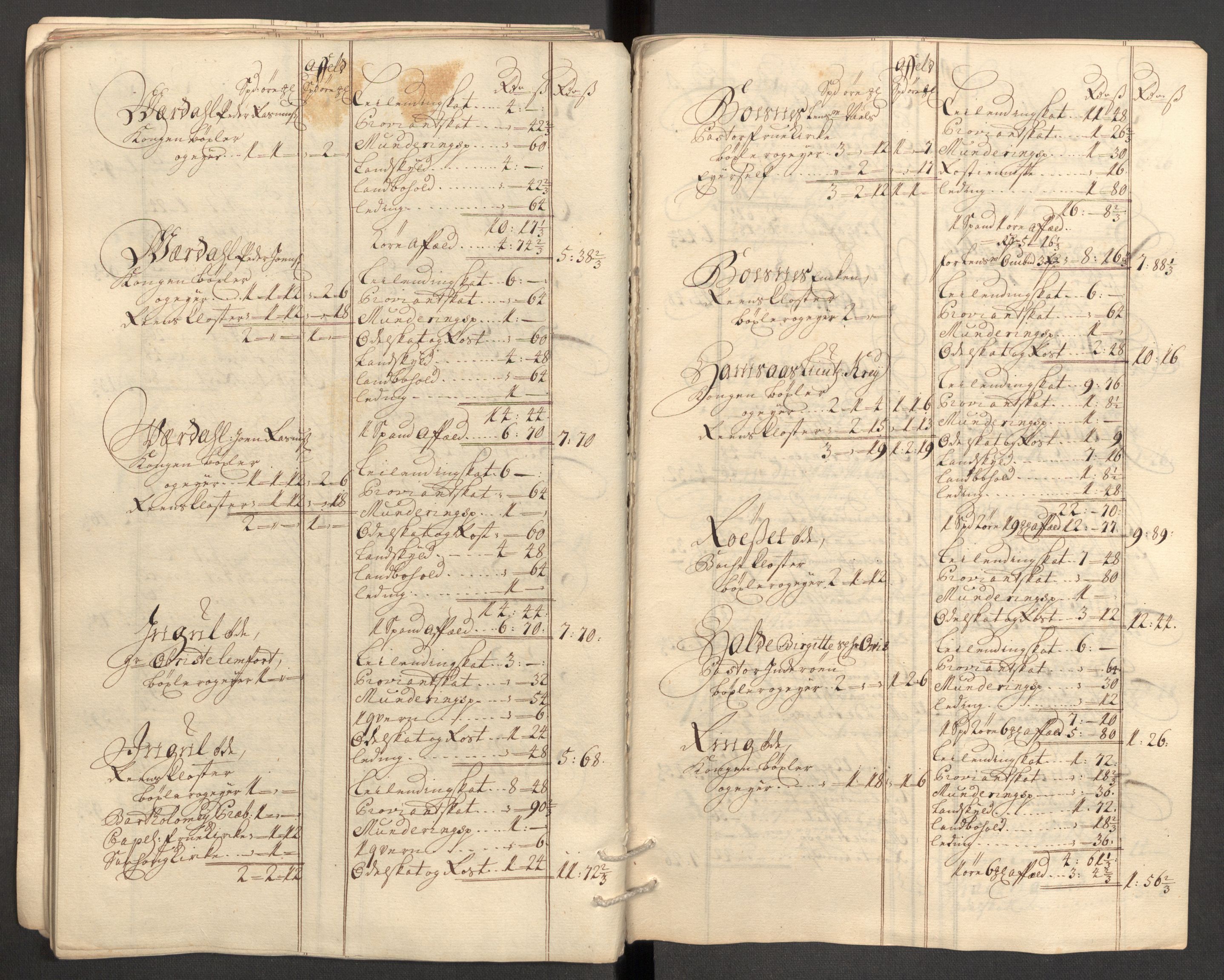 Rentekammeret inntil 1814, Reviderte regnskaper, Fogderegnskap, RA/EA-4092/R63/L4318: Fogderegnskap Inderøy, 1710, s. 103