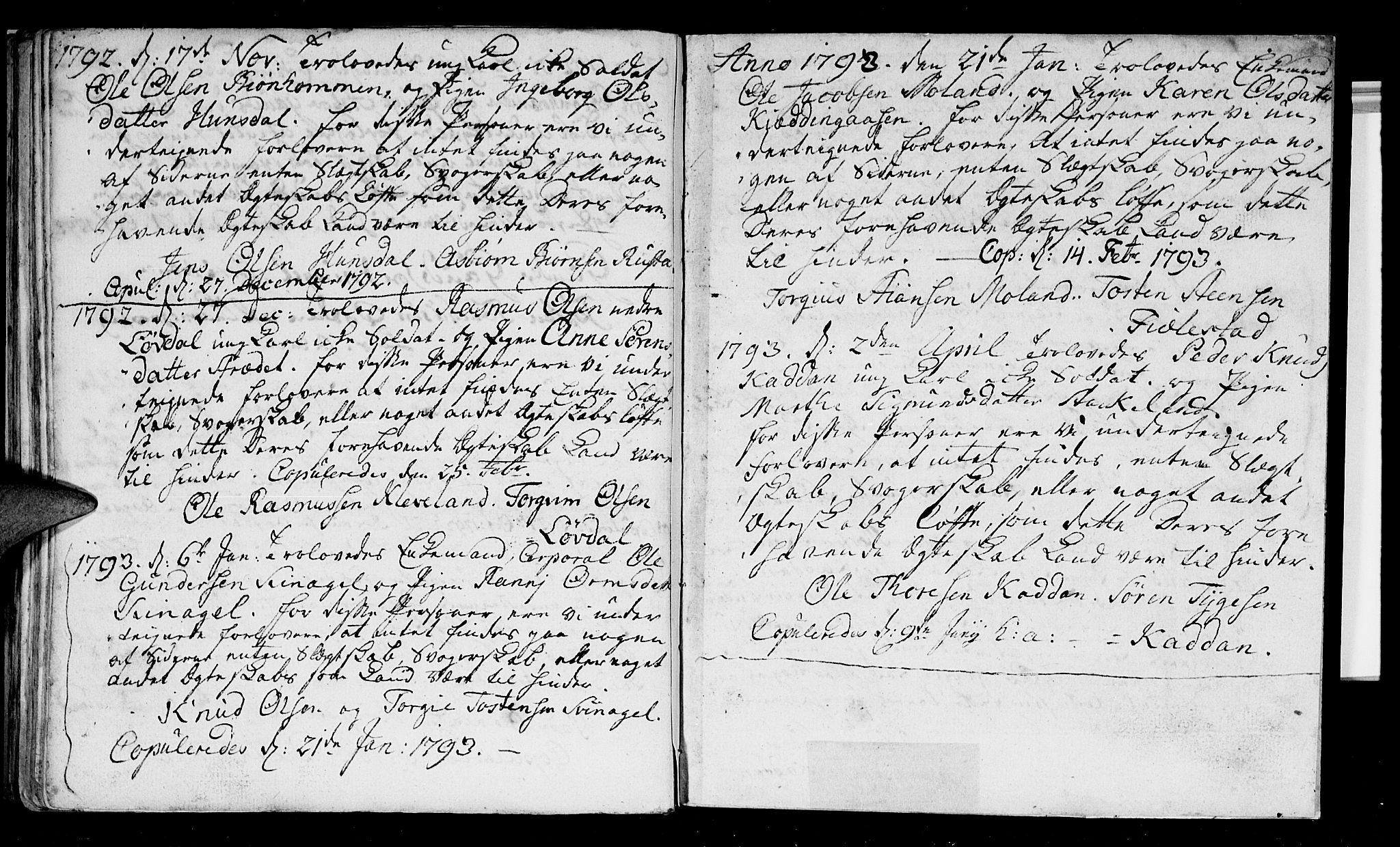 Holum sokneprestkontor, AV/SAK-1111-0022/F/Fa/Fab/L0002: Ministerialbok nr. A 2, 1753-1798, s. 45