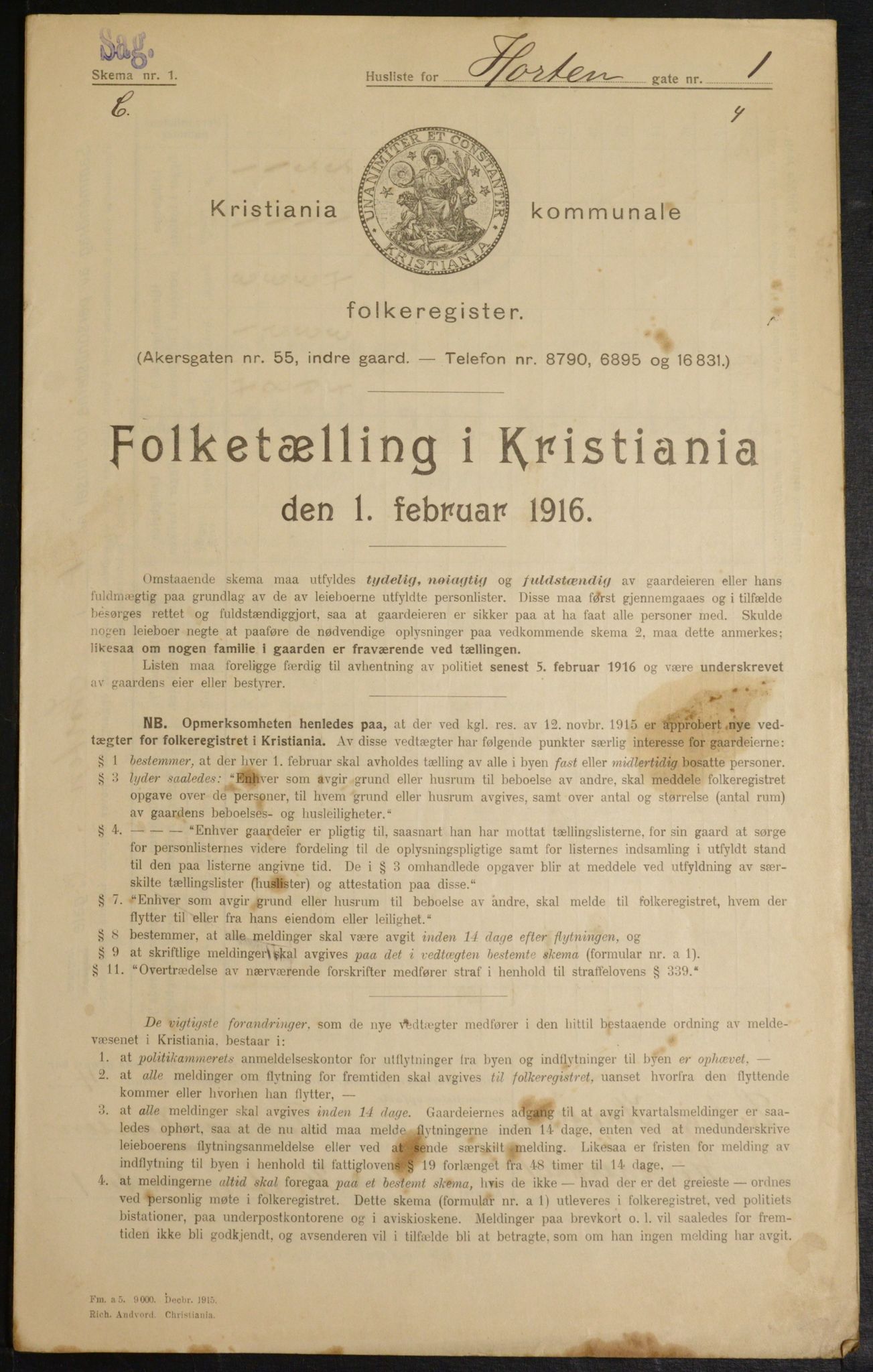 OBA, Kommunal folketelling 1.2.1916 for Kristiania, 1916, s. 42039
