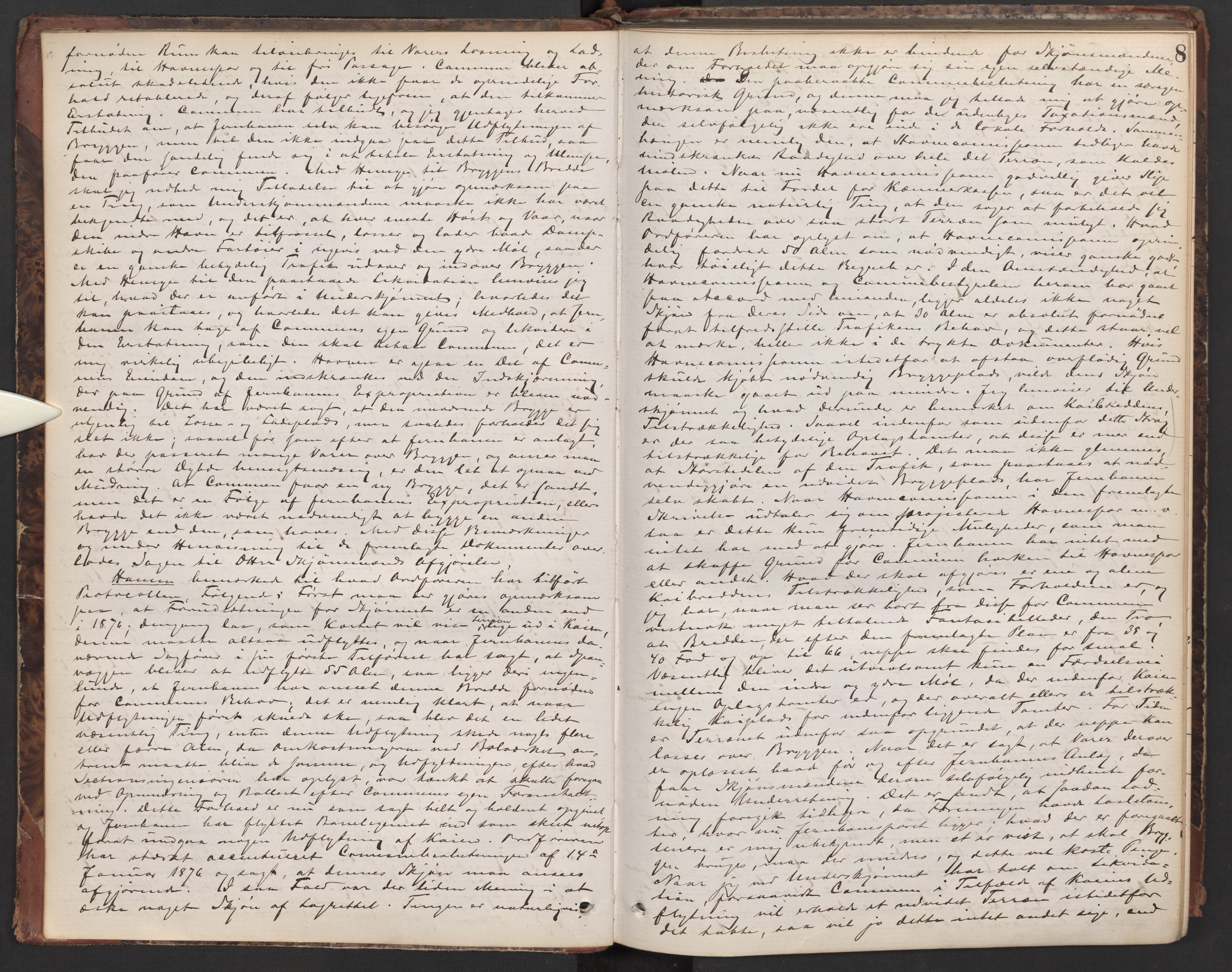 Halden byfogd, AV/SAO-A-10865/F/Fc/Fca/L0002: Ekstrarettsprotokoll, 1881-1886, s. 8