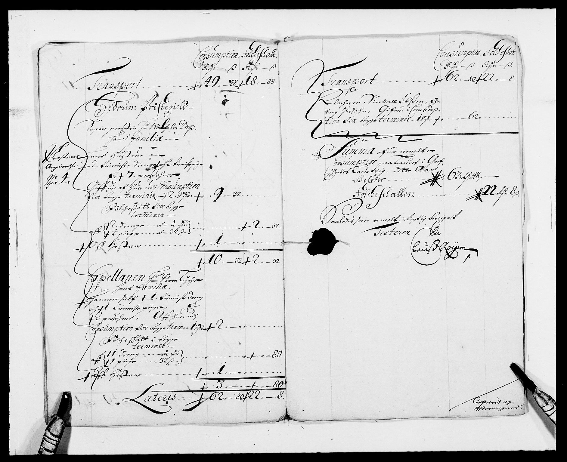 Rentekammeret inntil 1814, Reviderte regnskaper, Fogderegnskap, AV/RA-EA-4092/R33/L1969: Fogderegnskap Larvik grevskap, 1675-1687, s. 292