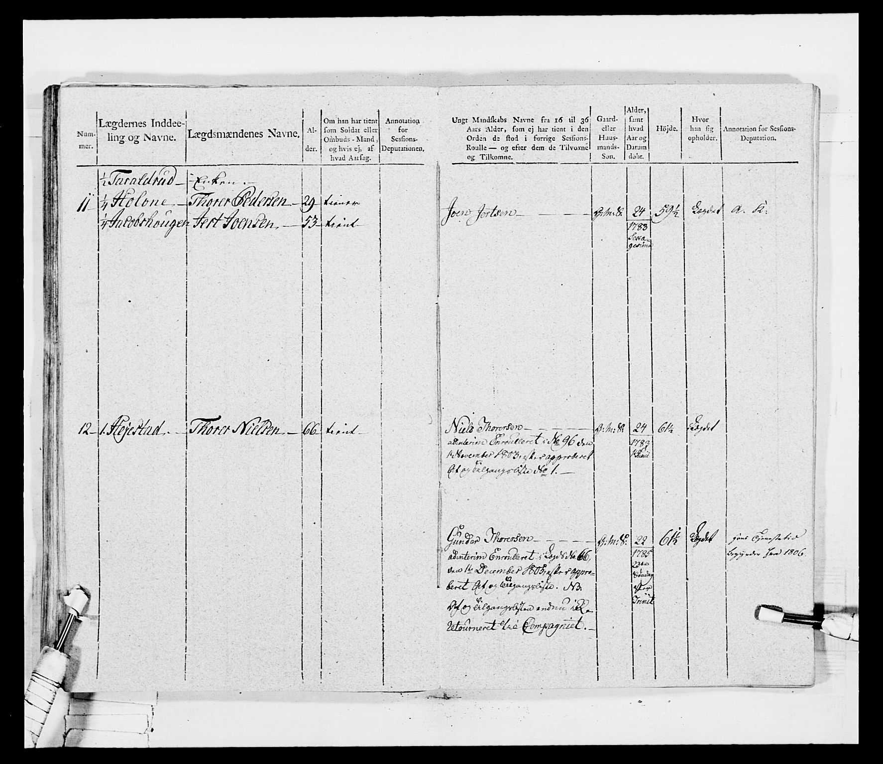 Generalitets- og kommissariatskollegiet, Det kongelige norske kommissariatskollegium, AV/RA-EA-5420/E/Eh/L0030a: Sønnafjelske gevorbne infanteriregiment, 1807, s. 362