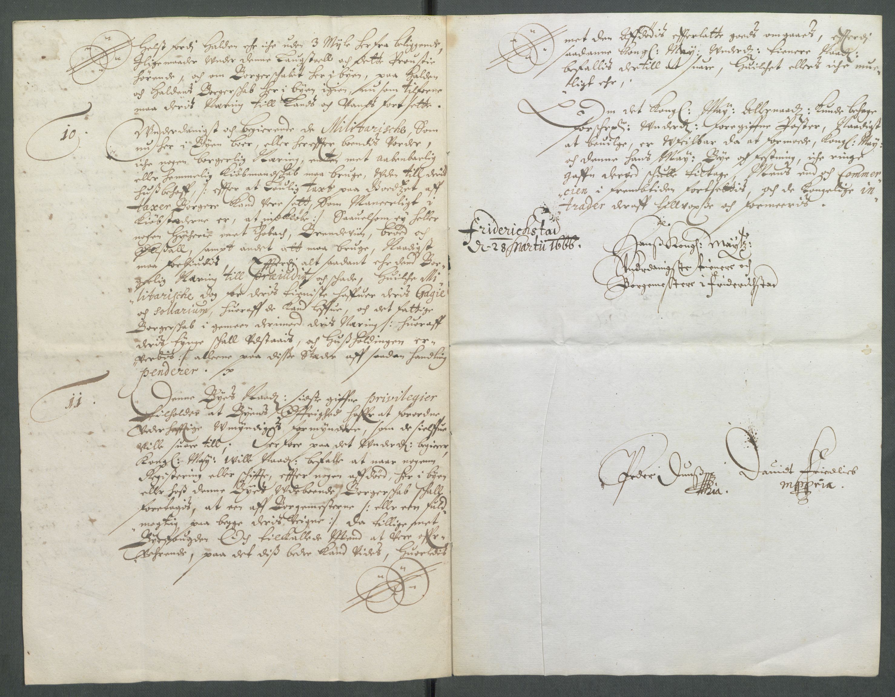 Riksarkivets diplomsamling, AV/RA-EA-5965/F02/L0170: Dokumenter, 1664-1666, s. 187