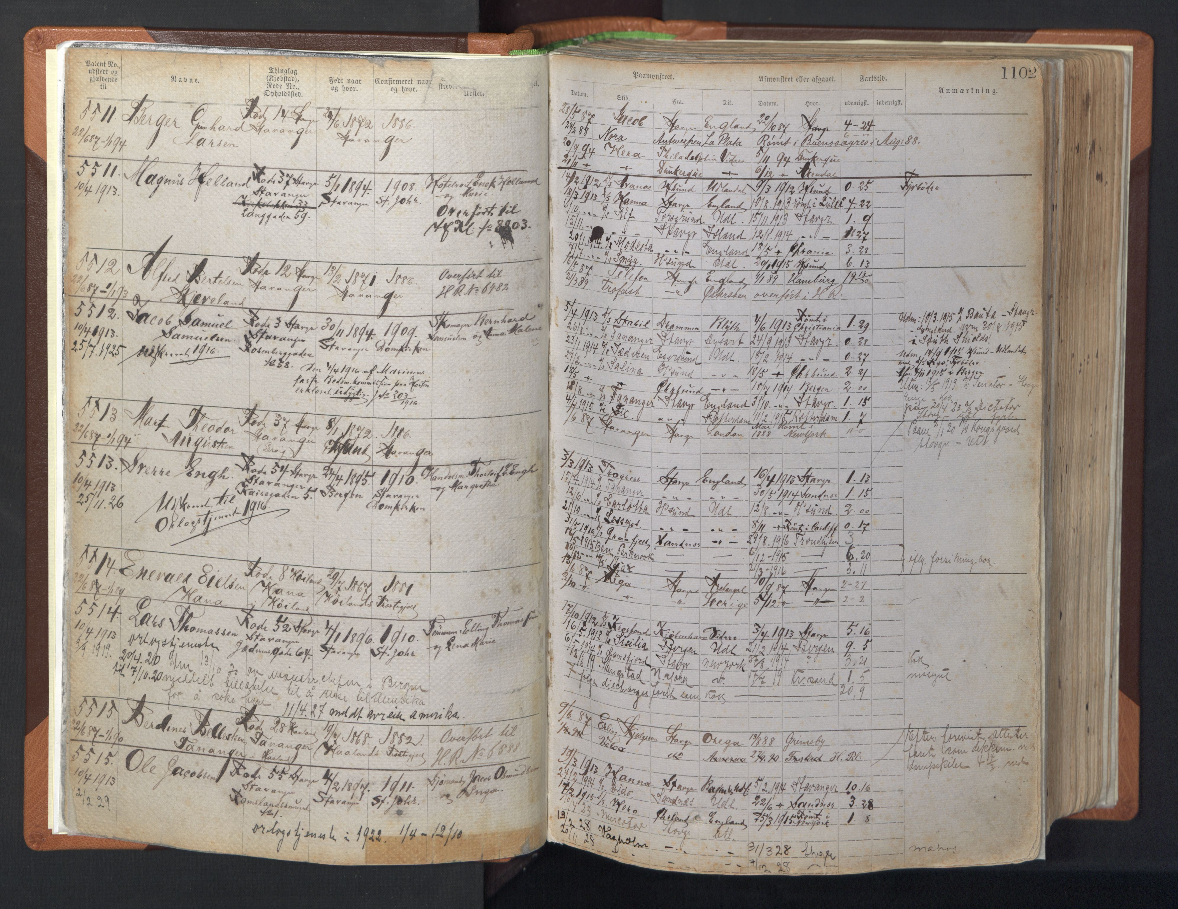 Stavanger sjømannskontor, AV/SAST-A-102006/F/Ff/L0007: Annotasjonsrulle, patentnr. 5506-7180, 1887-1900, s. 7