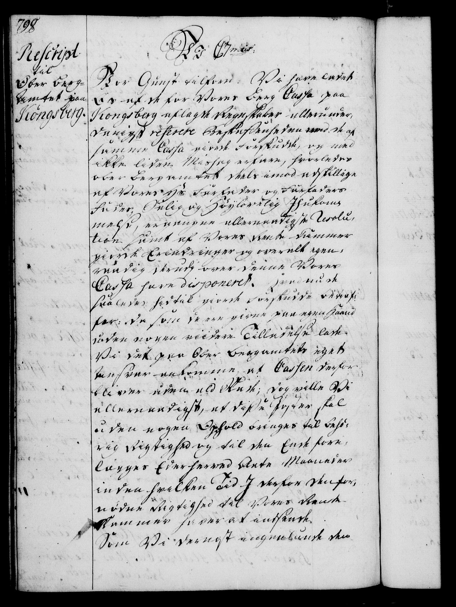 Rentekammeret, Kammerkanselliet, AV/RA-EA-3111/G/Gg/Gga/L0007: Norsk ekspedisjonsprotokoll med register (merket RK 53.7), 1759-1768, s. 798